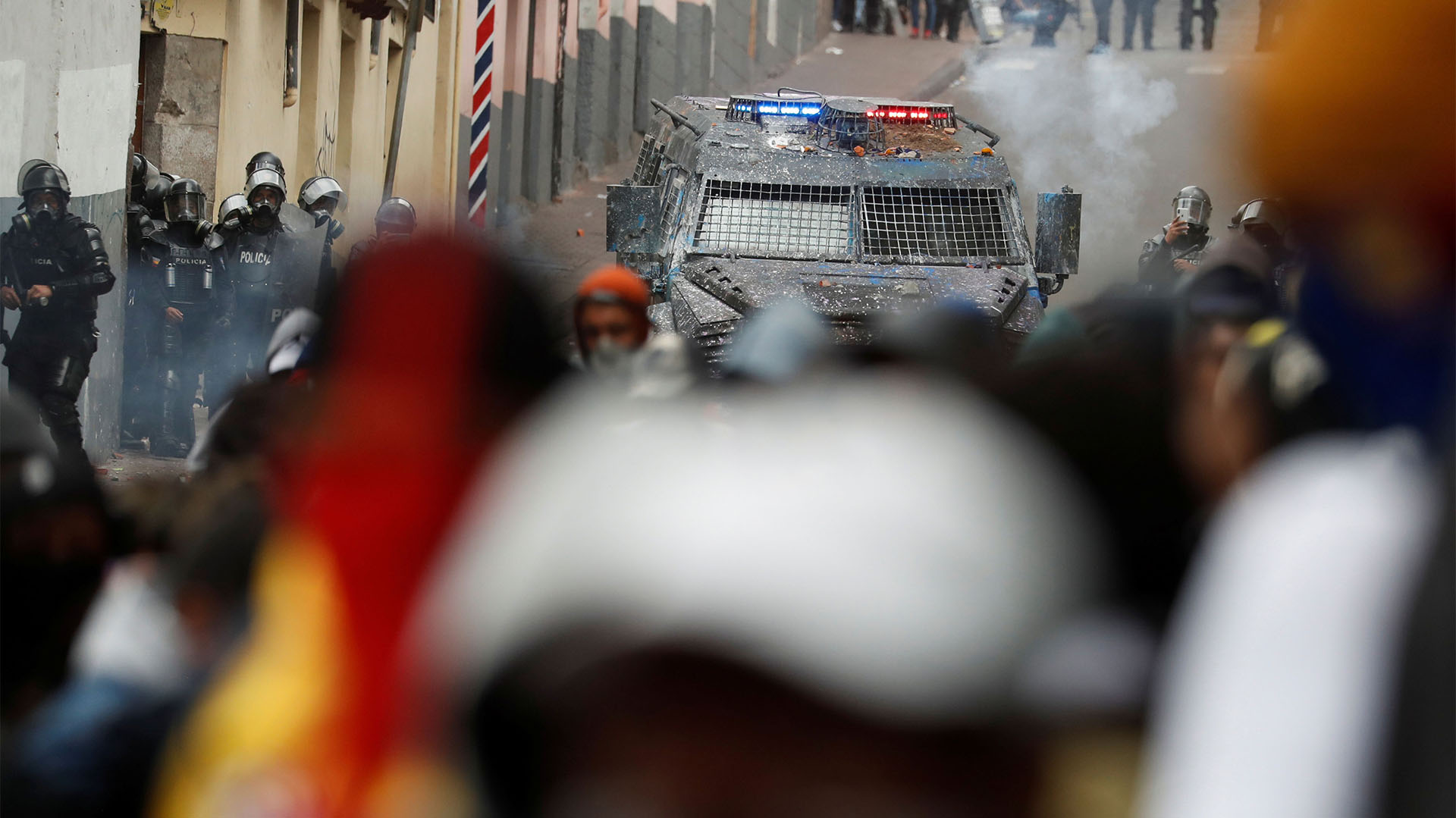 Los manifestantes denunciaron represión de las fuerzas de seguridad durante las protestas (REUTERS/Carlos Garcia Rawlins)