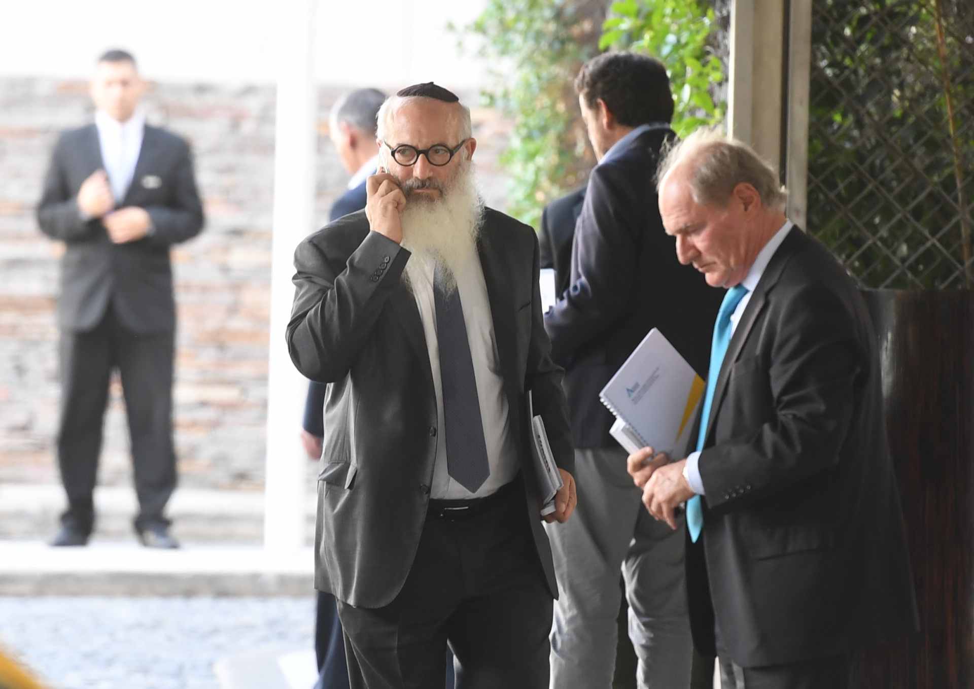 Eduardo Elsztain, presidente de IRSA; y Federico Braun, presidente de La Anónima