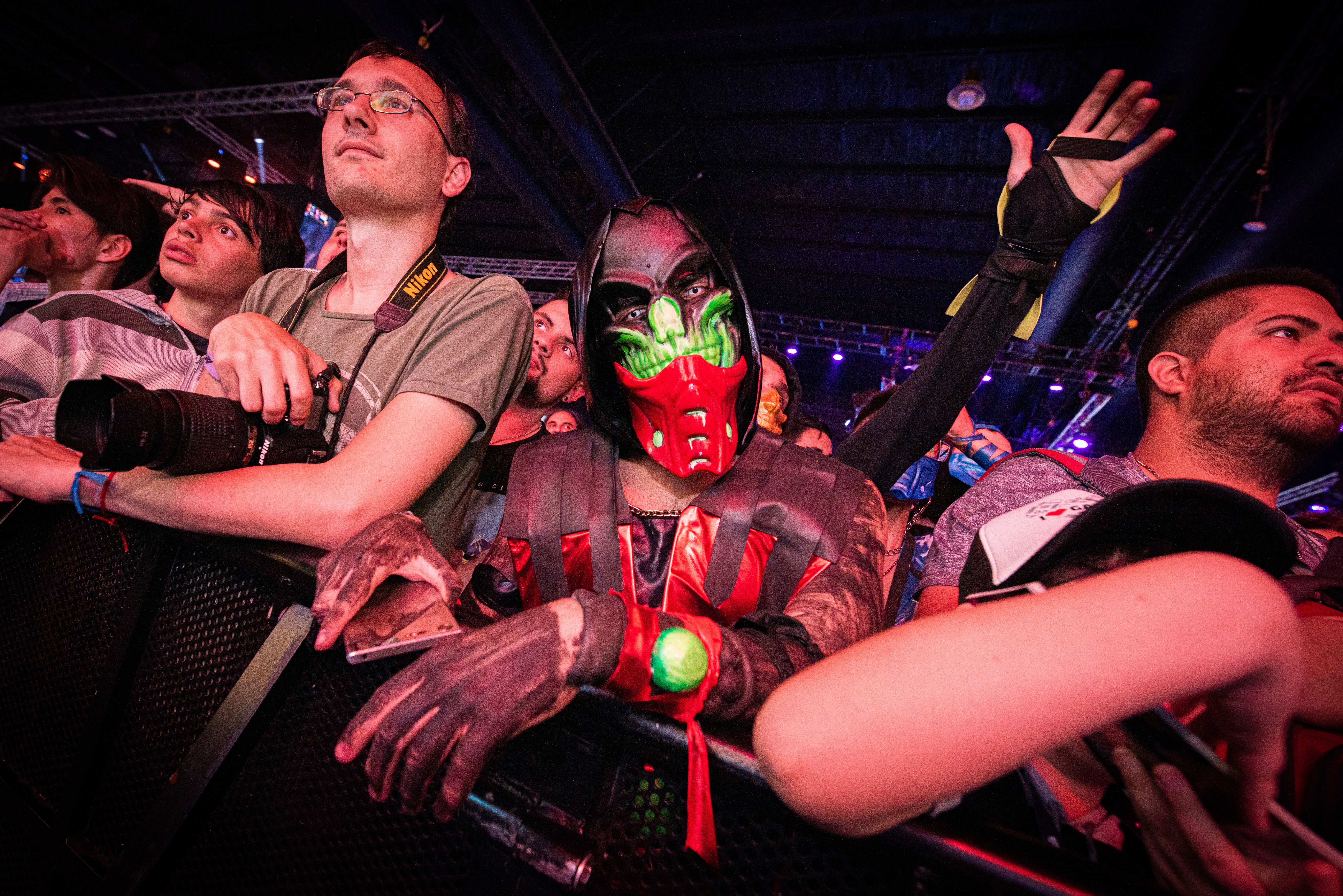 Más disfraces entre el público del Argentina Game Show