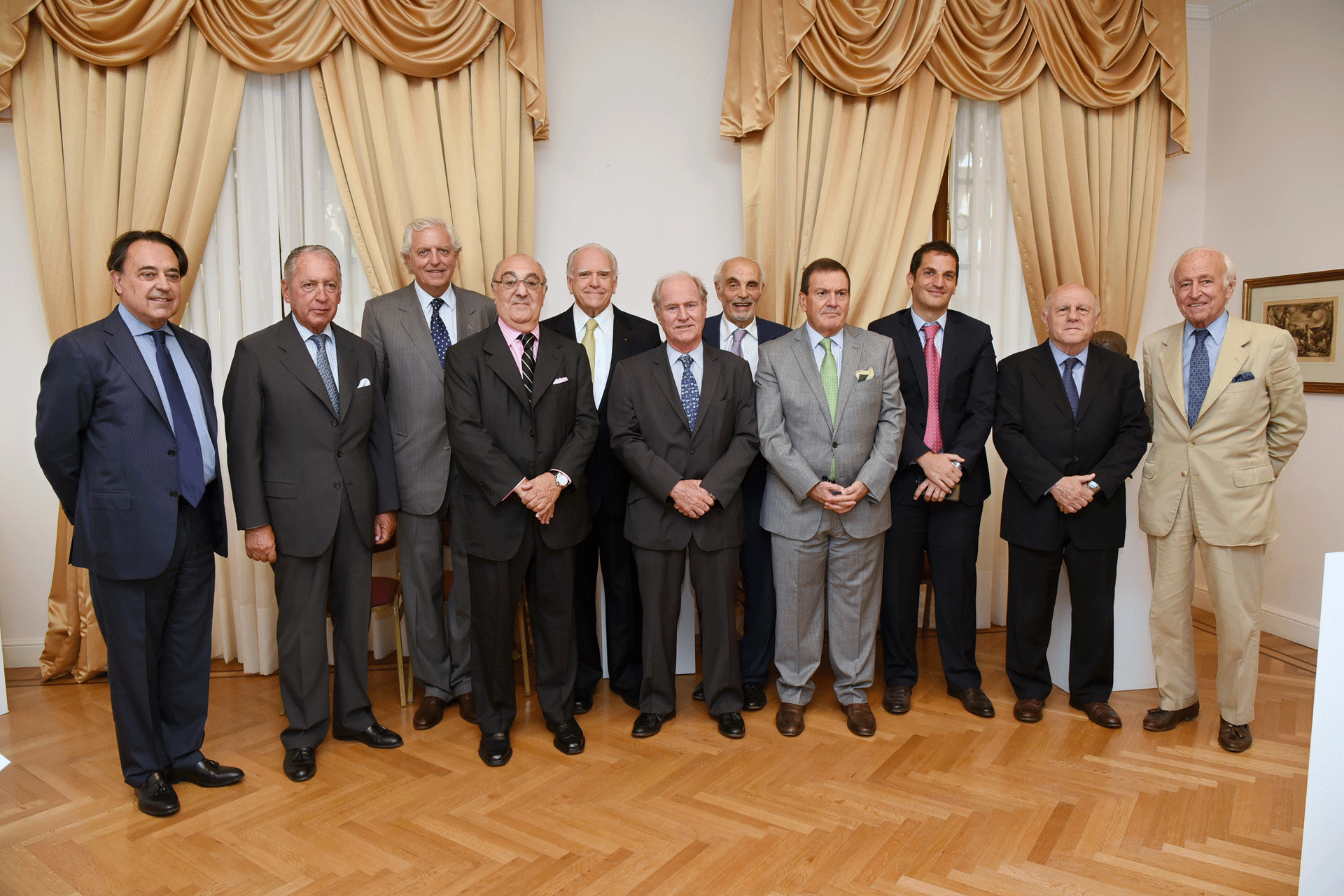 Felipe De La Balze, Daniel Funes de Rioja, Jorge Aufiero, Alejandro Elizalde, Sebastián Bagó, Federico Braun, Julio Macchi, Héctor Masoero y Santiago Soldati