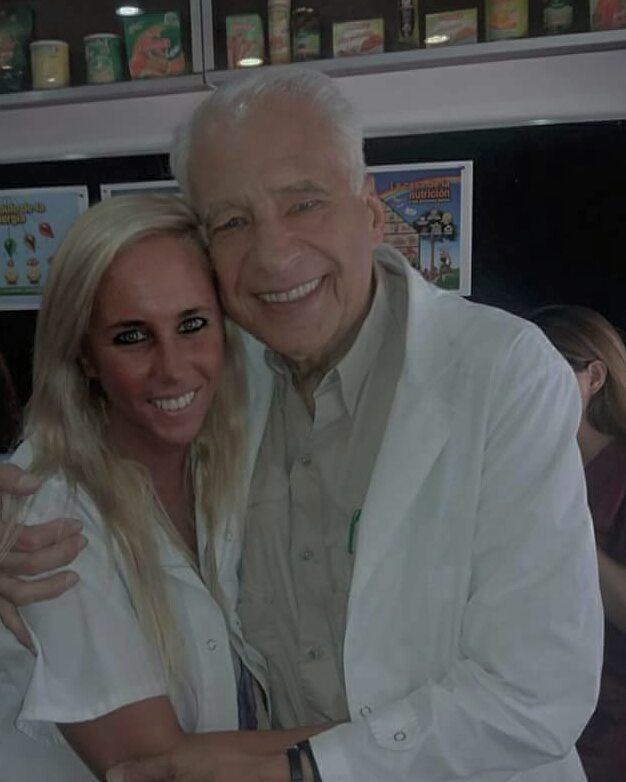 Doctor Cormillot y Estefanía Pasquini (Foto: Instagram)