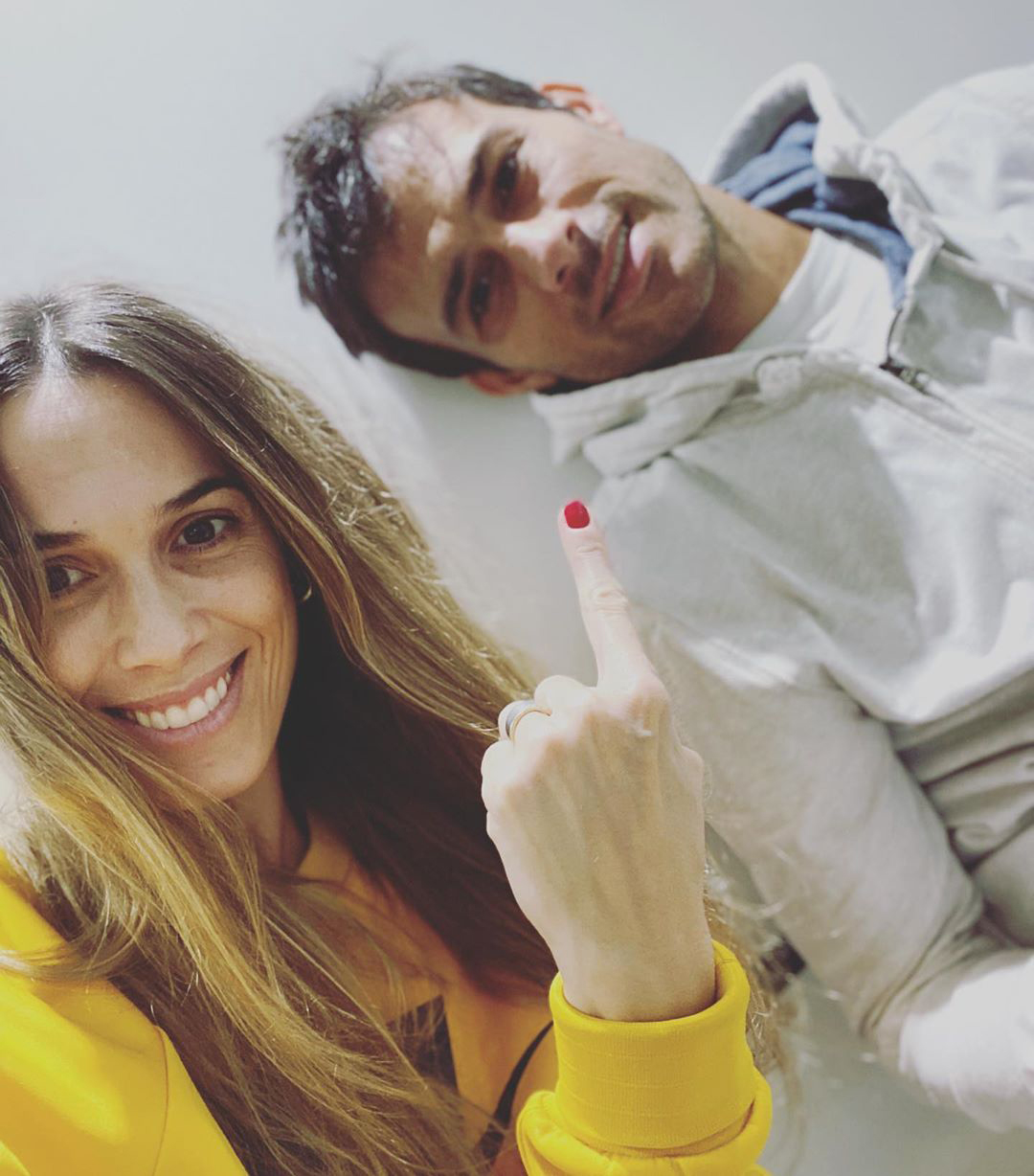 Chechu Bonelli y Darío Cvitanich (Foto: Instagram)