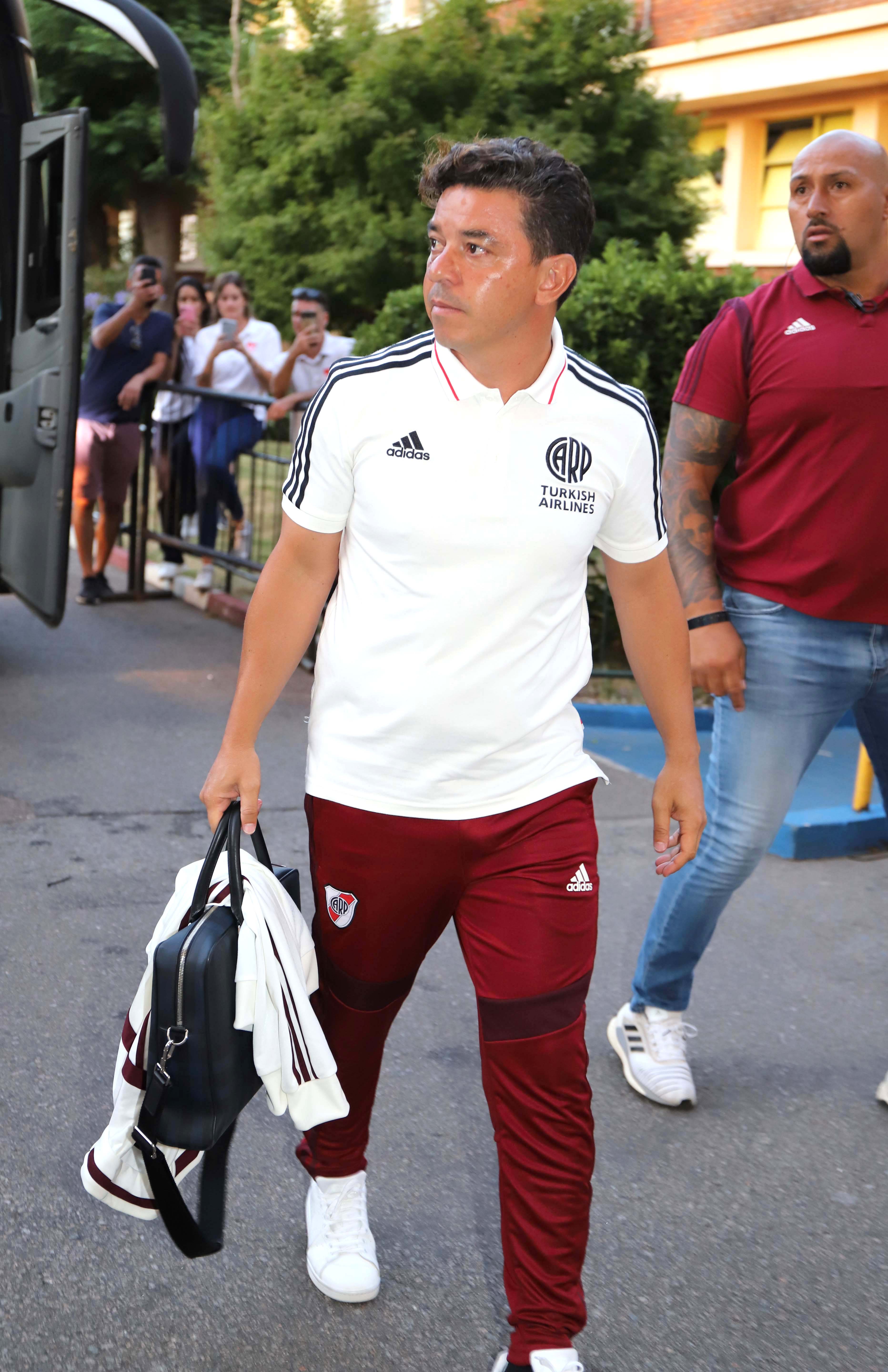 El director técnico de River, Marcelo Gallardo