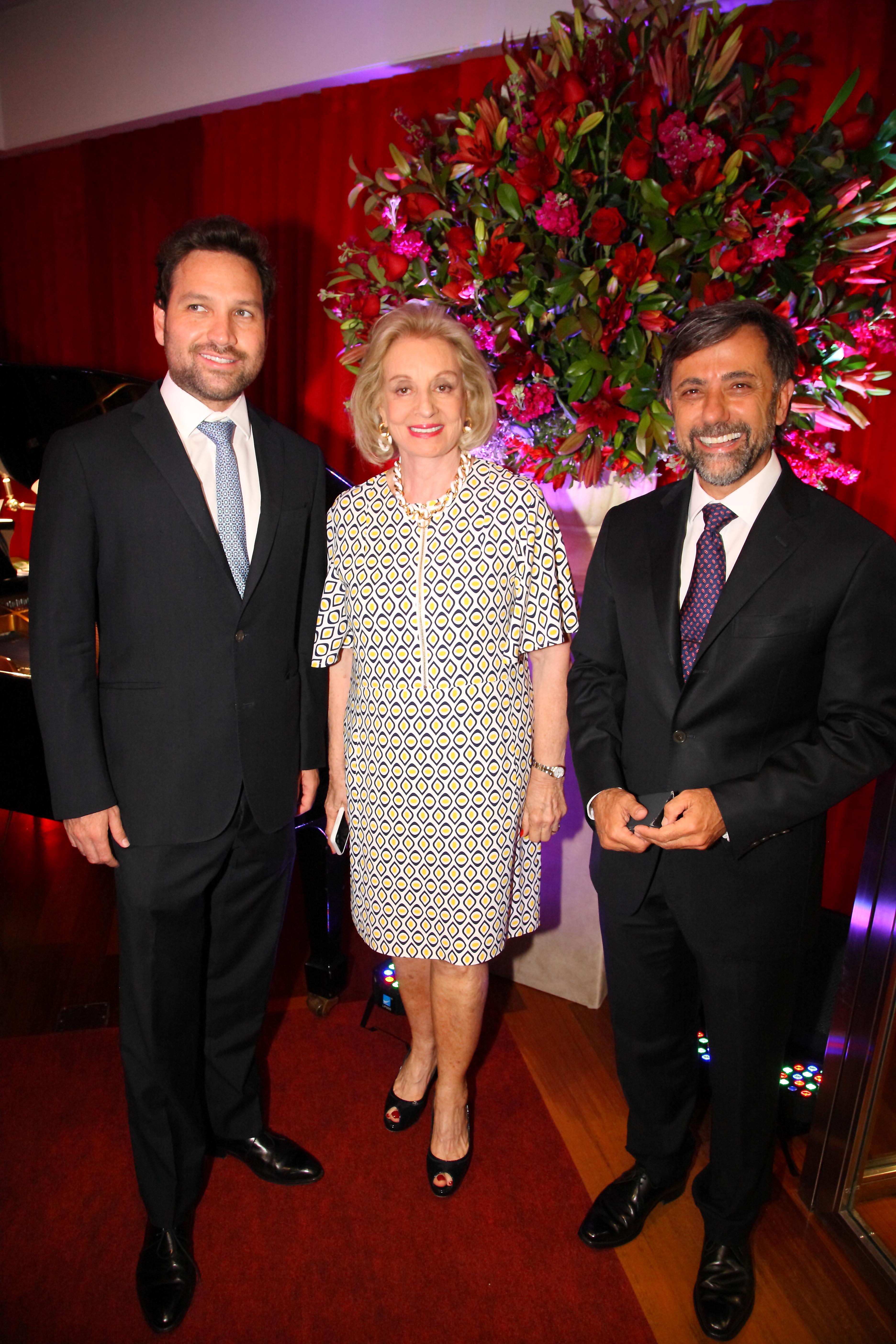 Felipe Duran, Miriam Bagó y Claudio Stamato