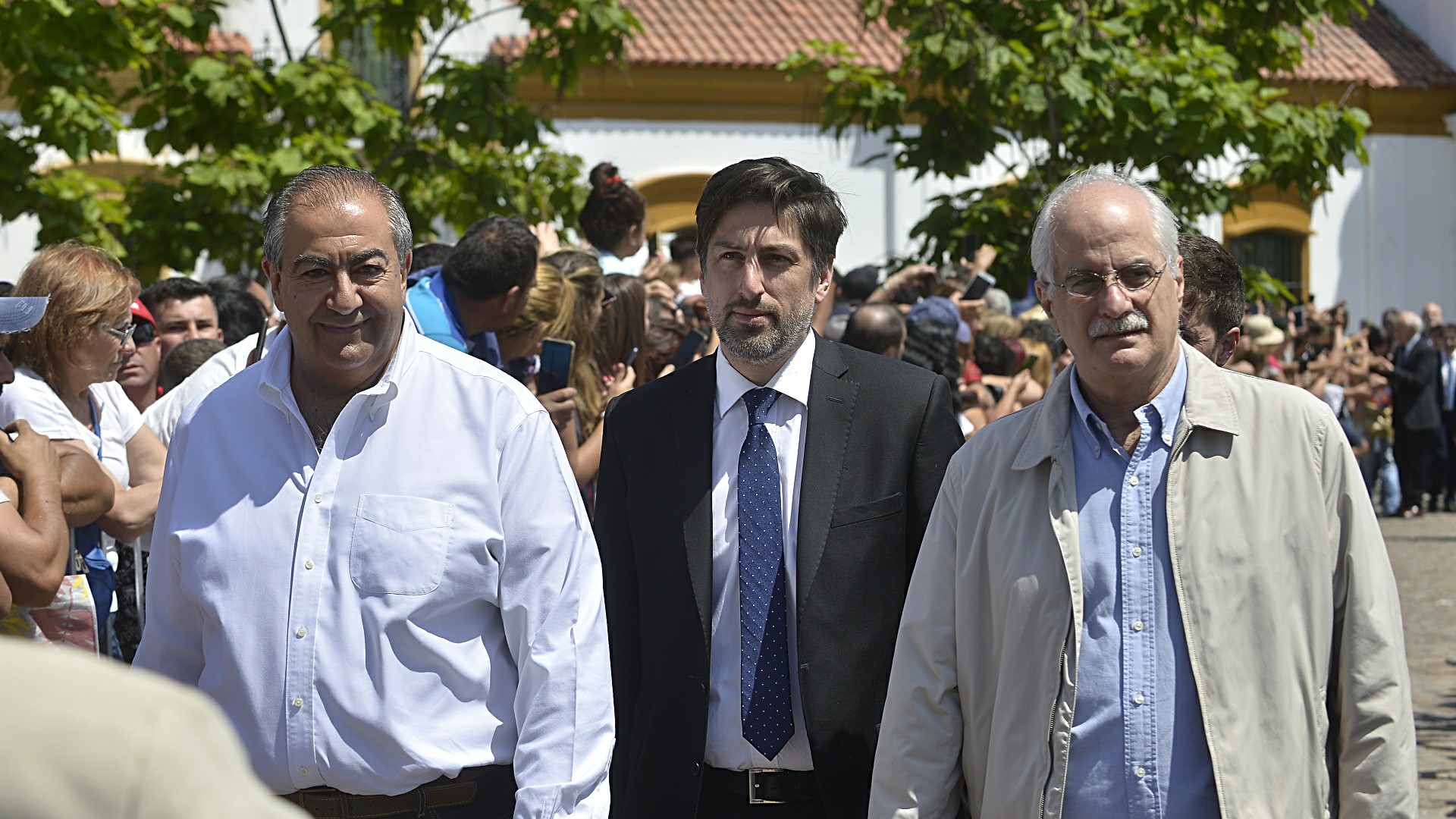 Héctor Daer, Nicolás Trotta y Jorge Taiana