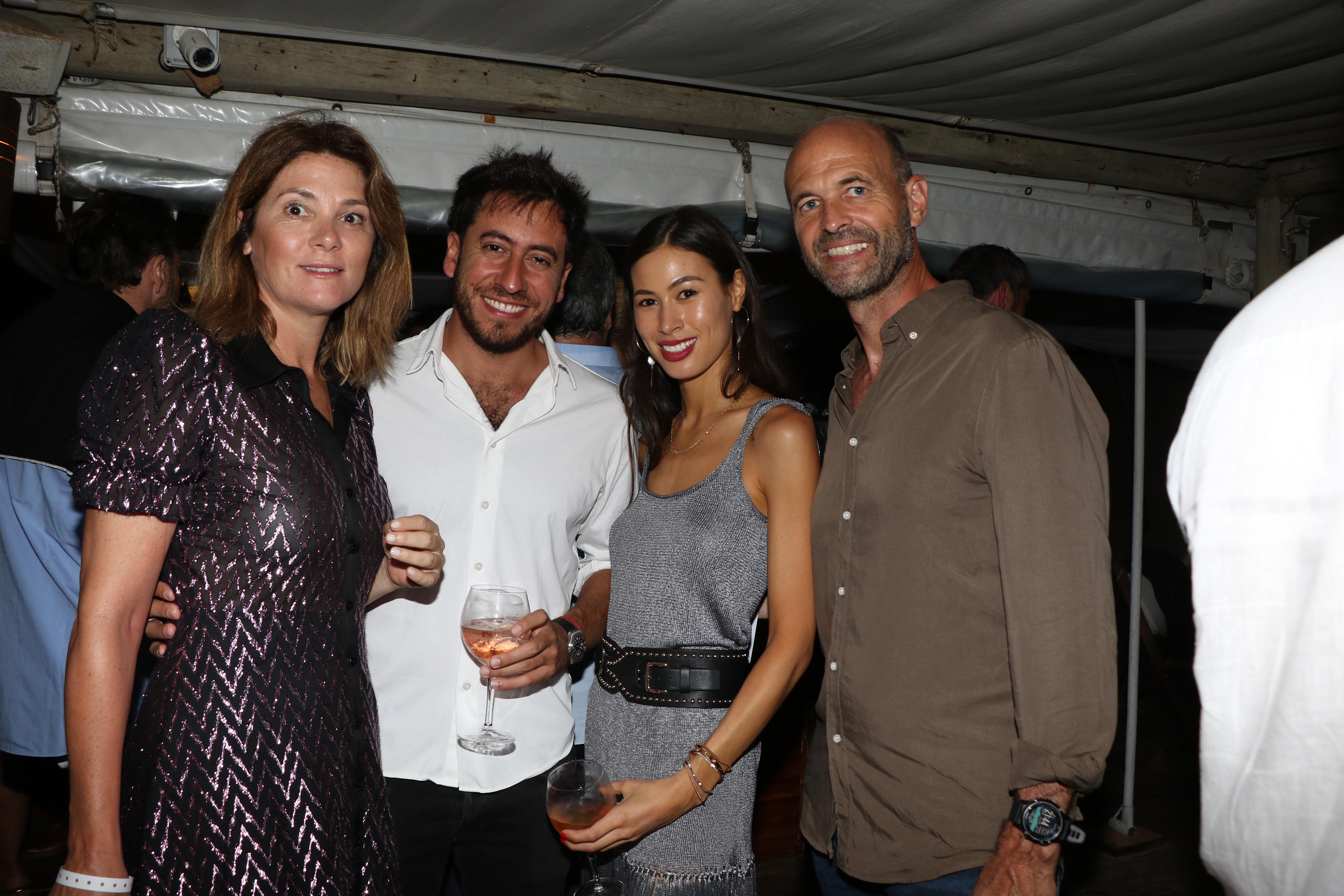 Javiera Álvarez Echagüe, Gastón Parisier, Mika Kim y Guillermo Dietrich