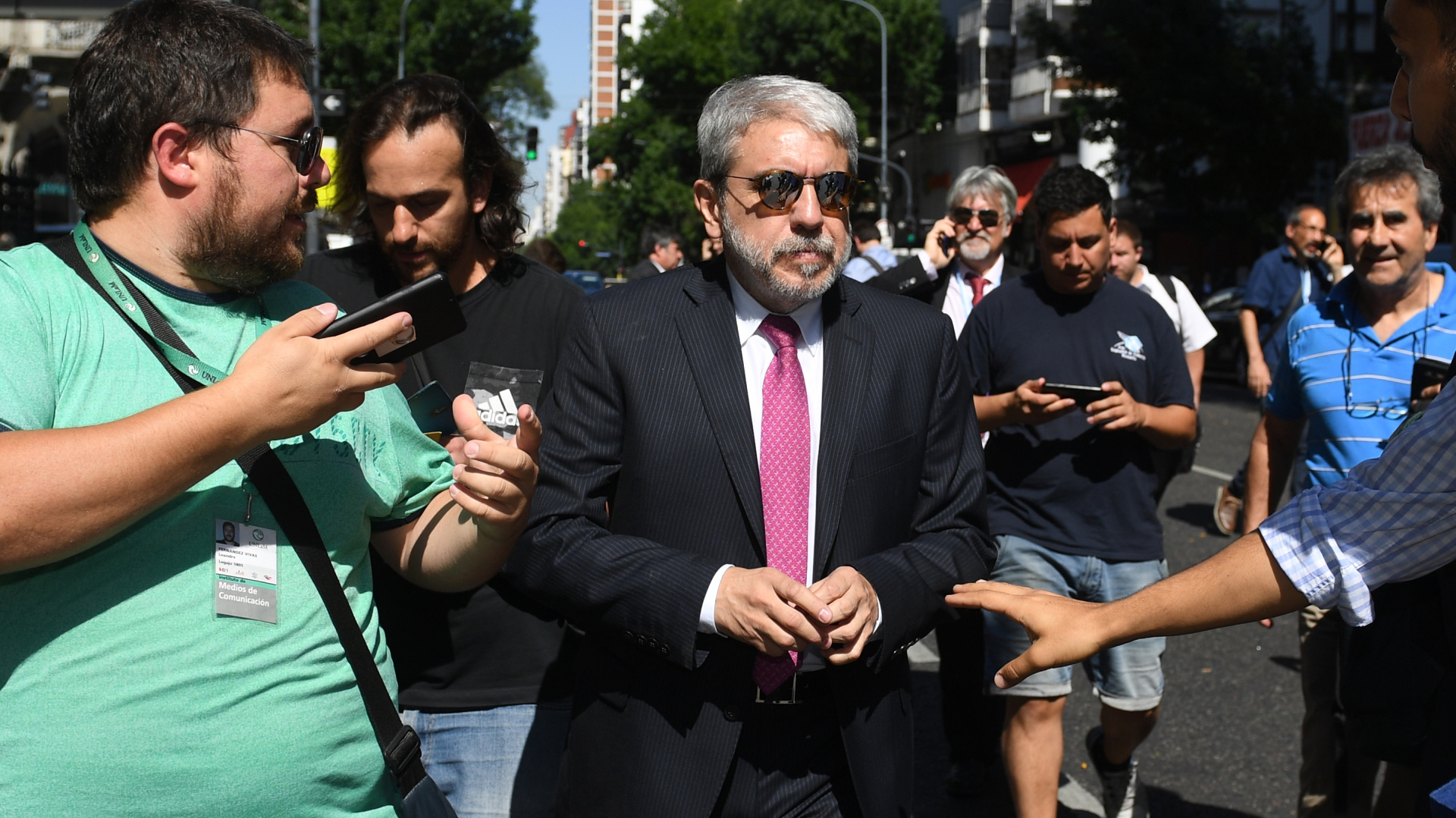 El ex jefe de Gabinete, Aníbal Fernández