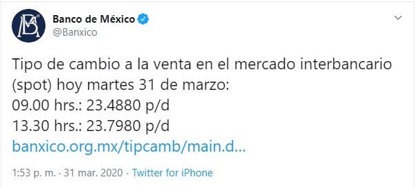 Banco de México (Foto: Twitter@Banxico)