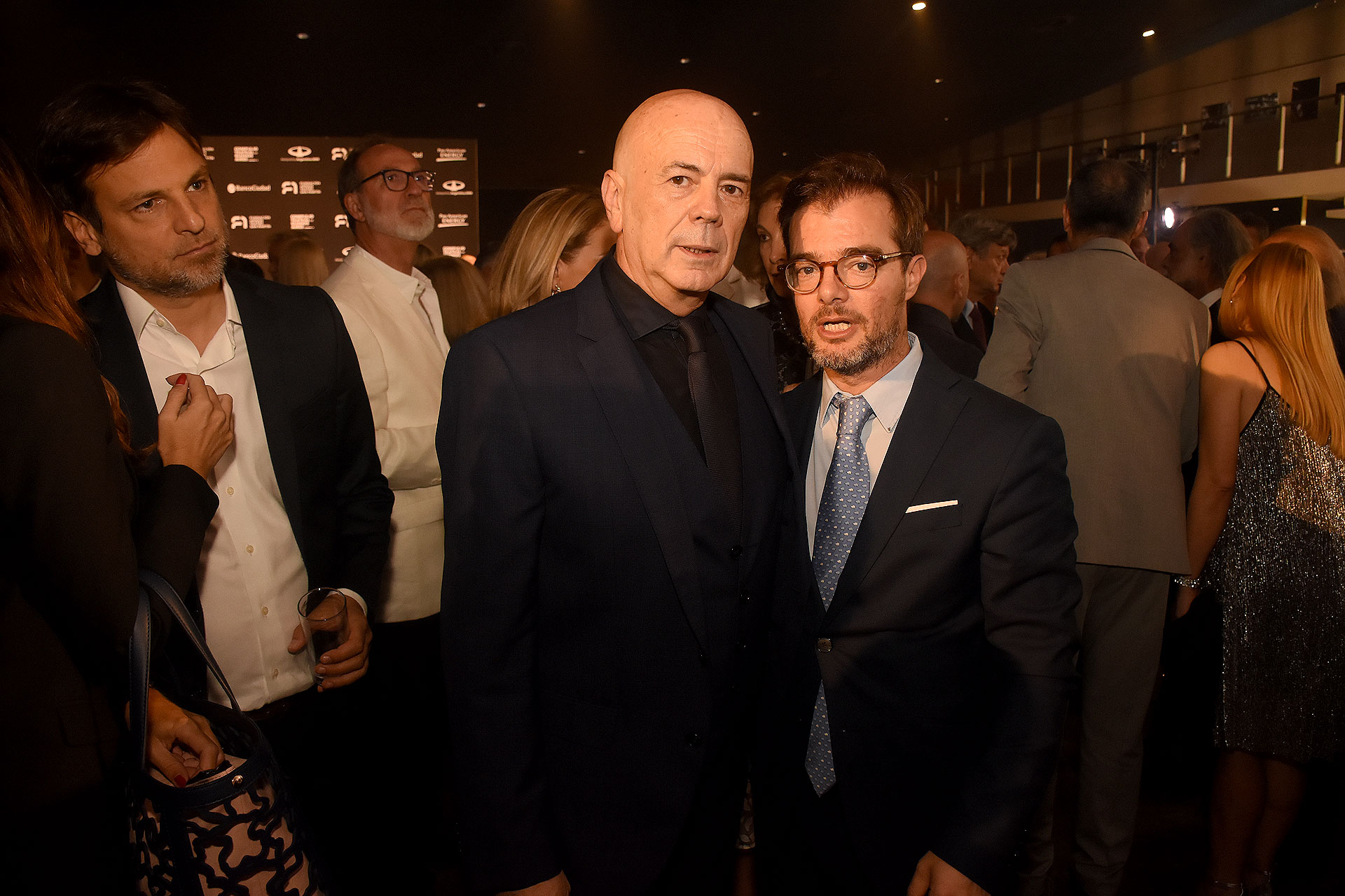 Jorge Telerman, director del Complejo Teatral de Buenos Aires, y Enrique Avogadro, ministro de Cultura porteño