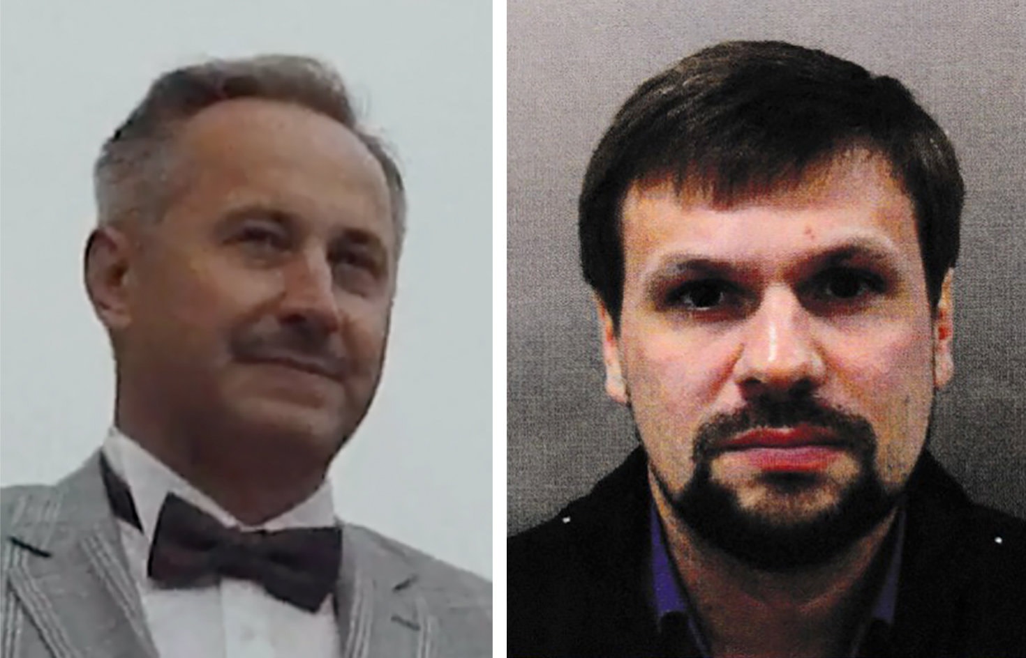 El general de división Andrei V. Averyanov, a la izquierda, es el comandante de la unidad. El coronel Anatoly V. Chepiga, a la derecha, fue acusado en Gran Bretaña por el envenenamiento de Skripal.