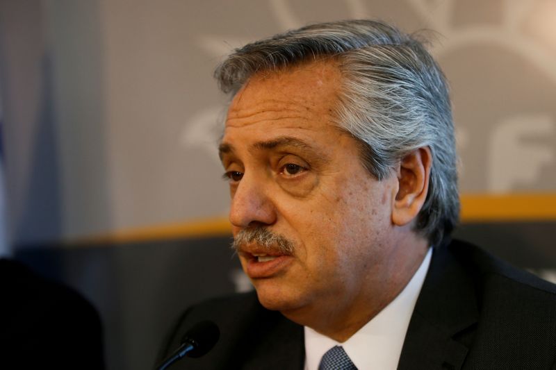 El presidente argentino Alberto Fernández (REUTERS/Mariana Greif/File Photo)