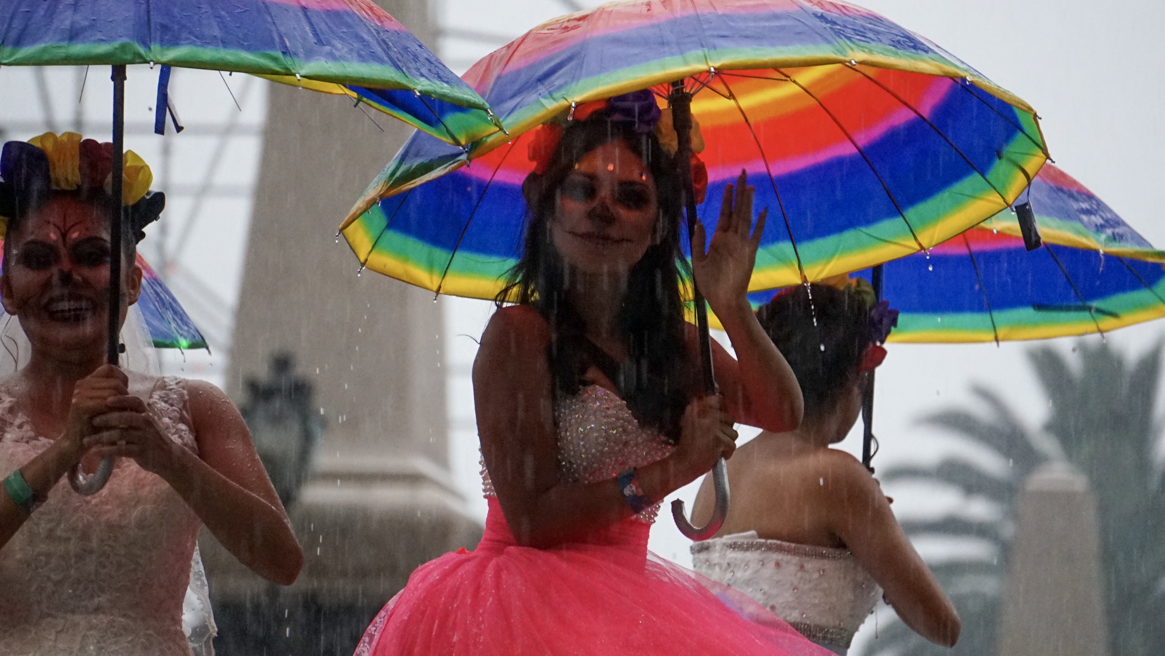 El de las quinceañeras fue uno de los carros más apludidos