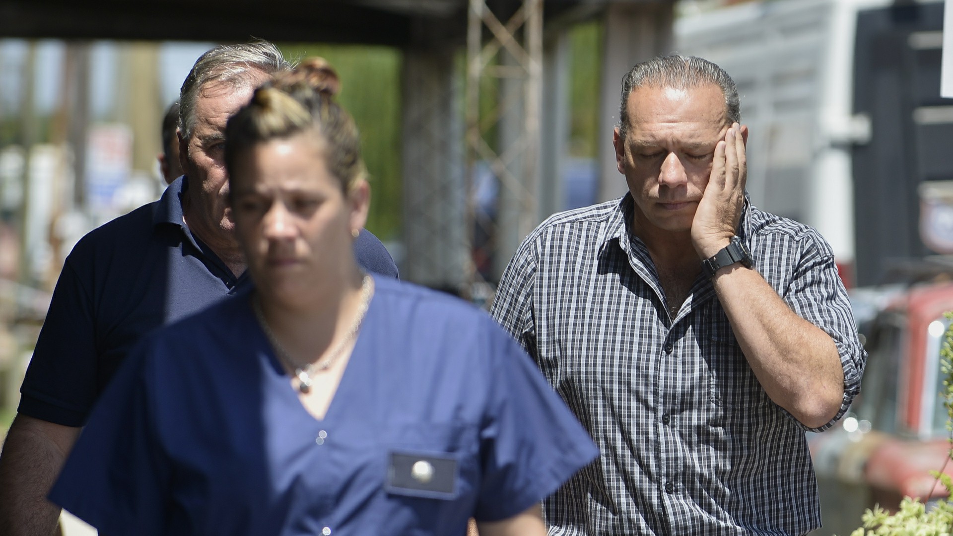 Sergio Berni se hizo presente en el lugar del crimen (Gustavo Gavotti)