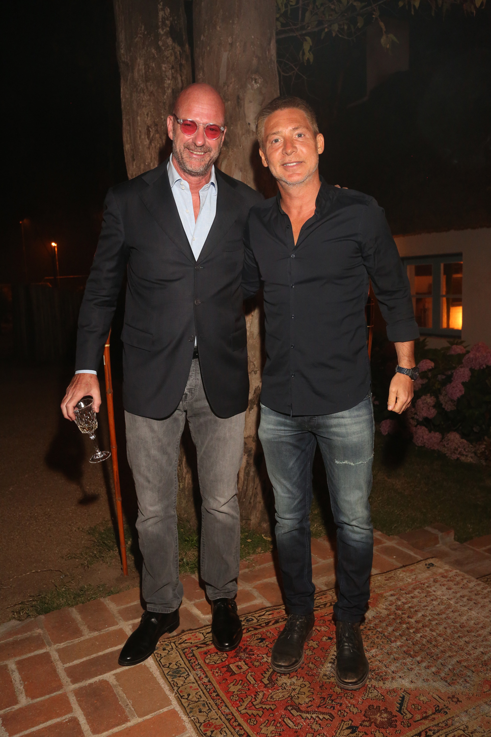 Cancheros y en jeans, Giuseppe Cipriani recibió a Adrián Suar en la súper fiesta que llevó a cabo en su chacra de La Barra, Gin Tonic