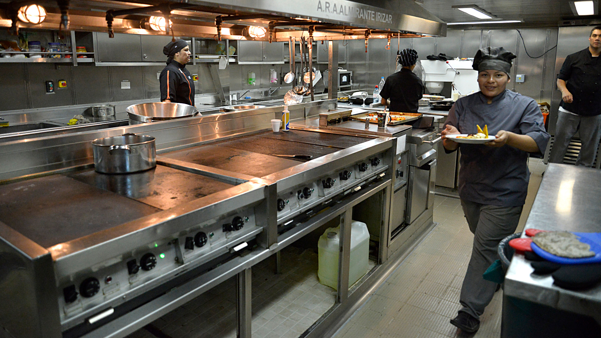 La cocina del buque