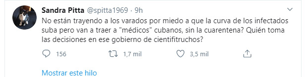 El mensaje de la científica Sandra Pitta
