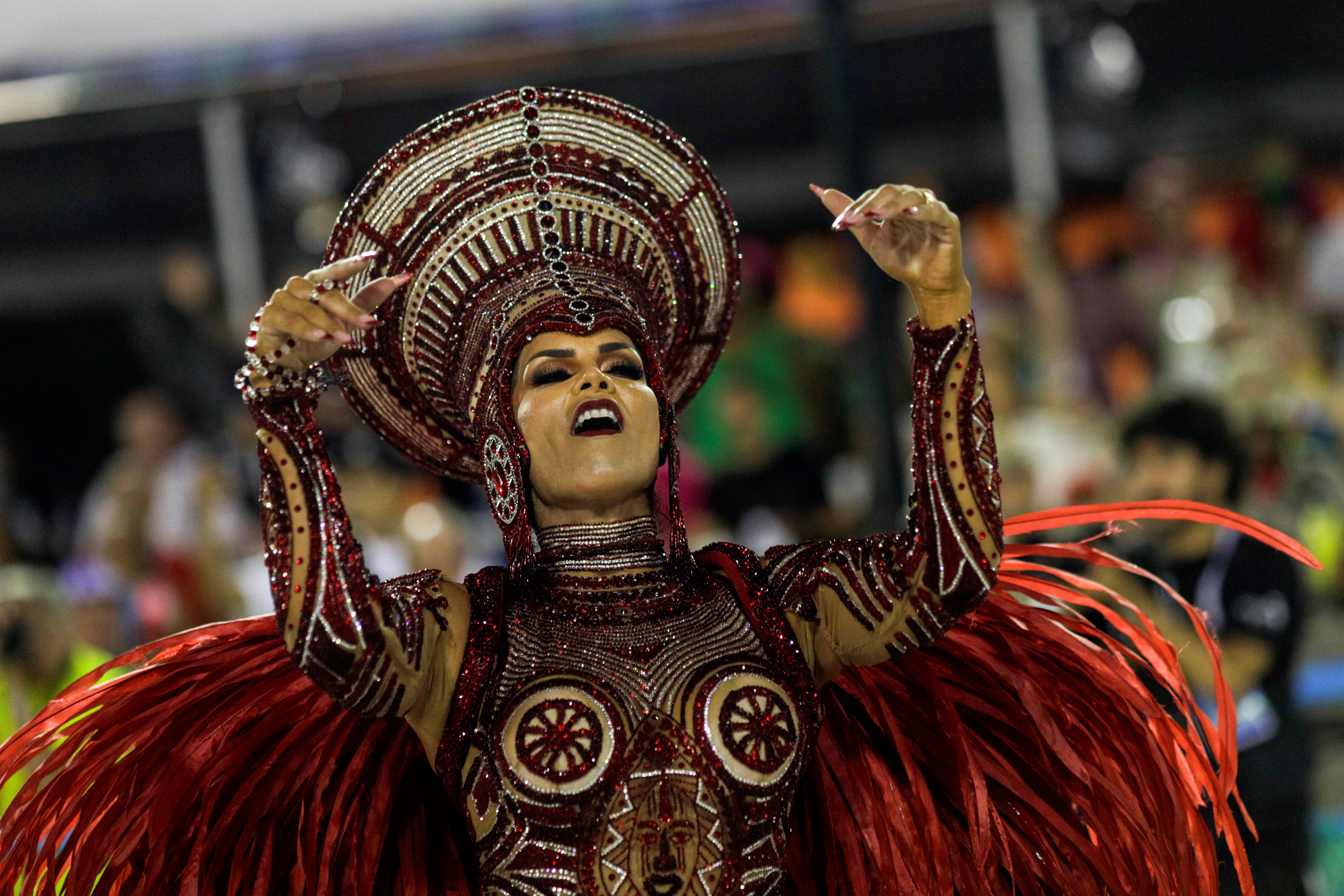 Raissa Machado de la Viradouro samba school REUTERS/Ricardo Moraes