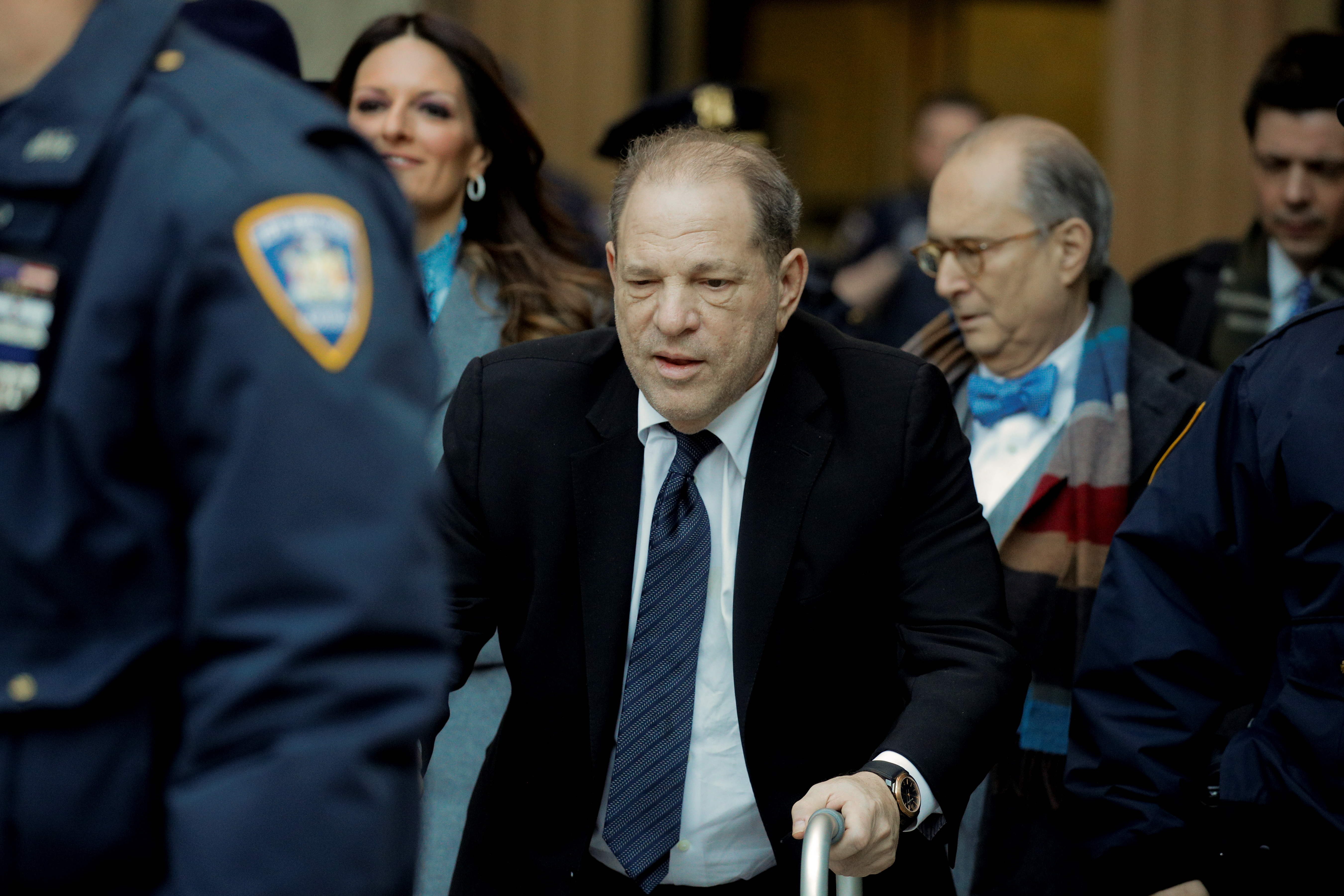 Harvey Weinstein entrando a la corte en Manhattan. (REUTERS/Brendan Mcdermid)