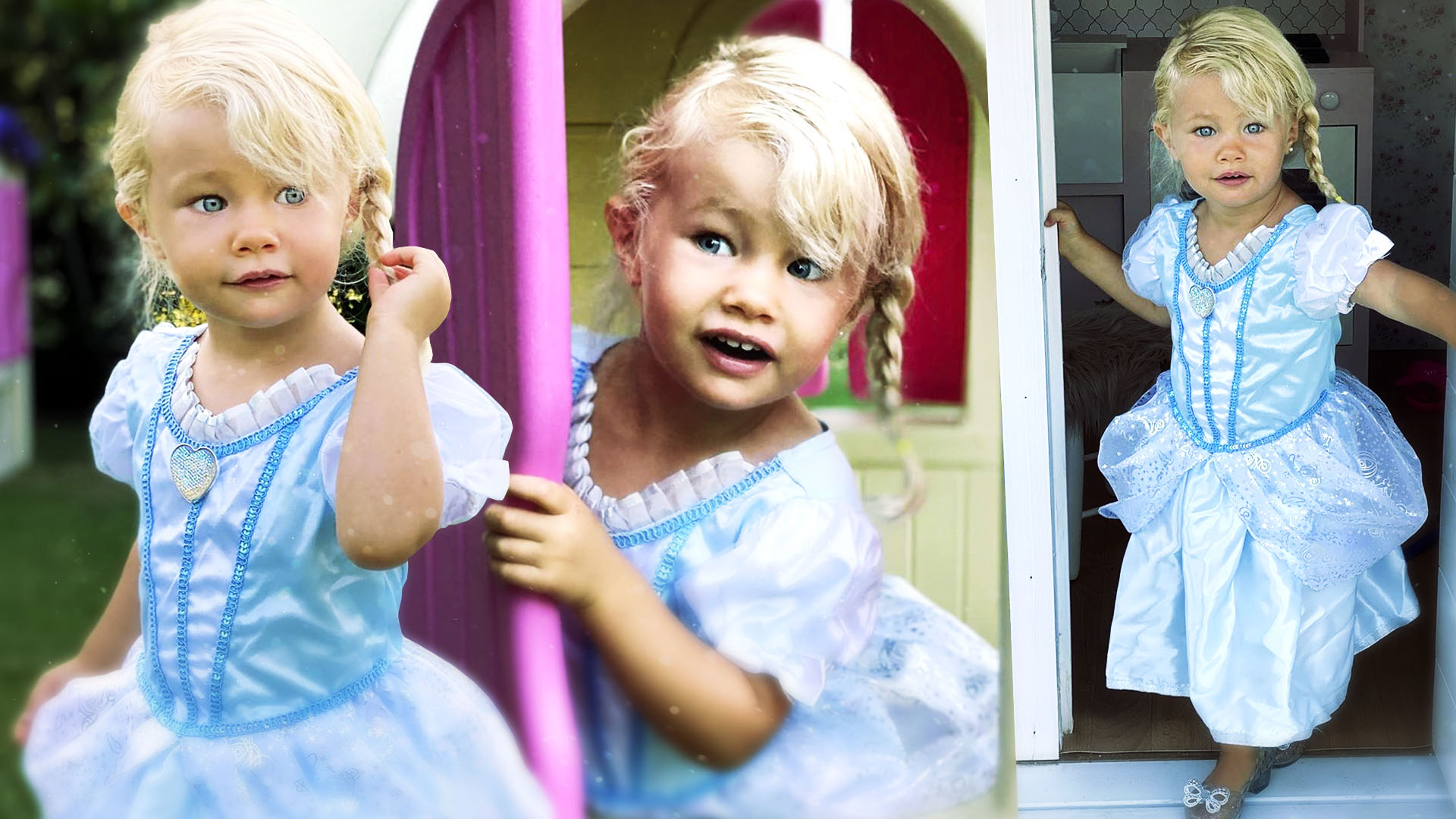 Matilda se divierte con sus disfraces. En esta ocasión luce el de Elsa, de la película infantil "Frozen" (Instagram)