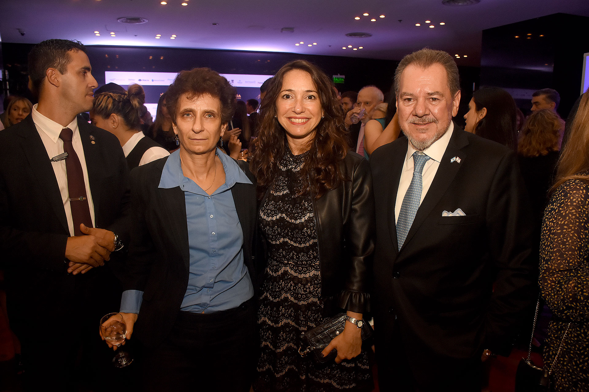 La embajadora de Israel, Galit Ronen, junto al empresario Mario Montoto