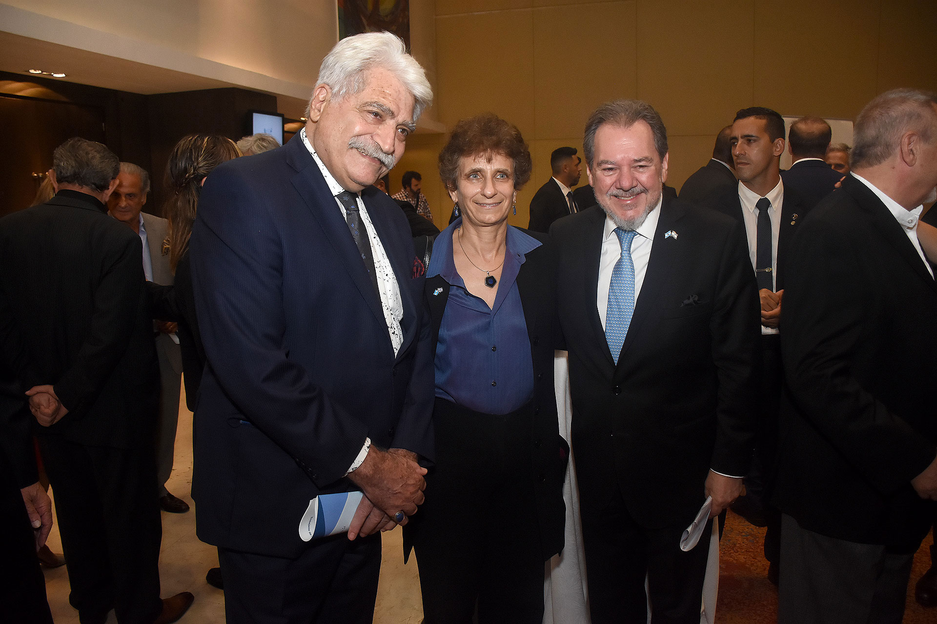 Jorge Asís, Galit Ronen y Mario Montoto