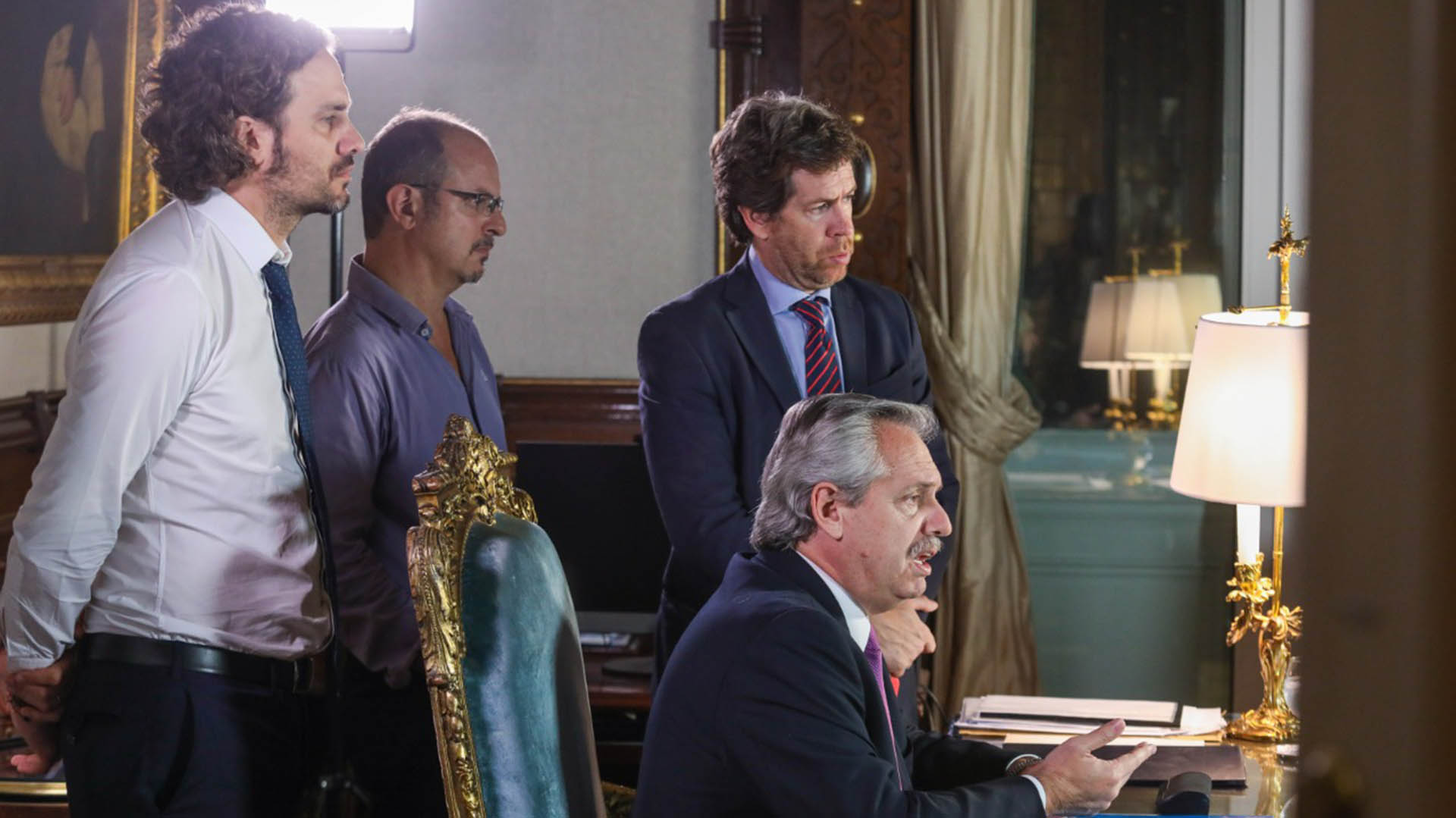 Alberto Fernández brindó un mensaje en cadena nacional en medio de la pandemia (Presidencia)