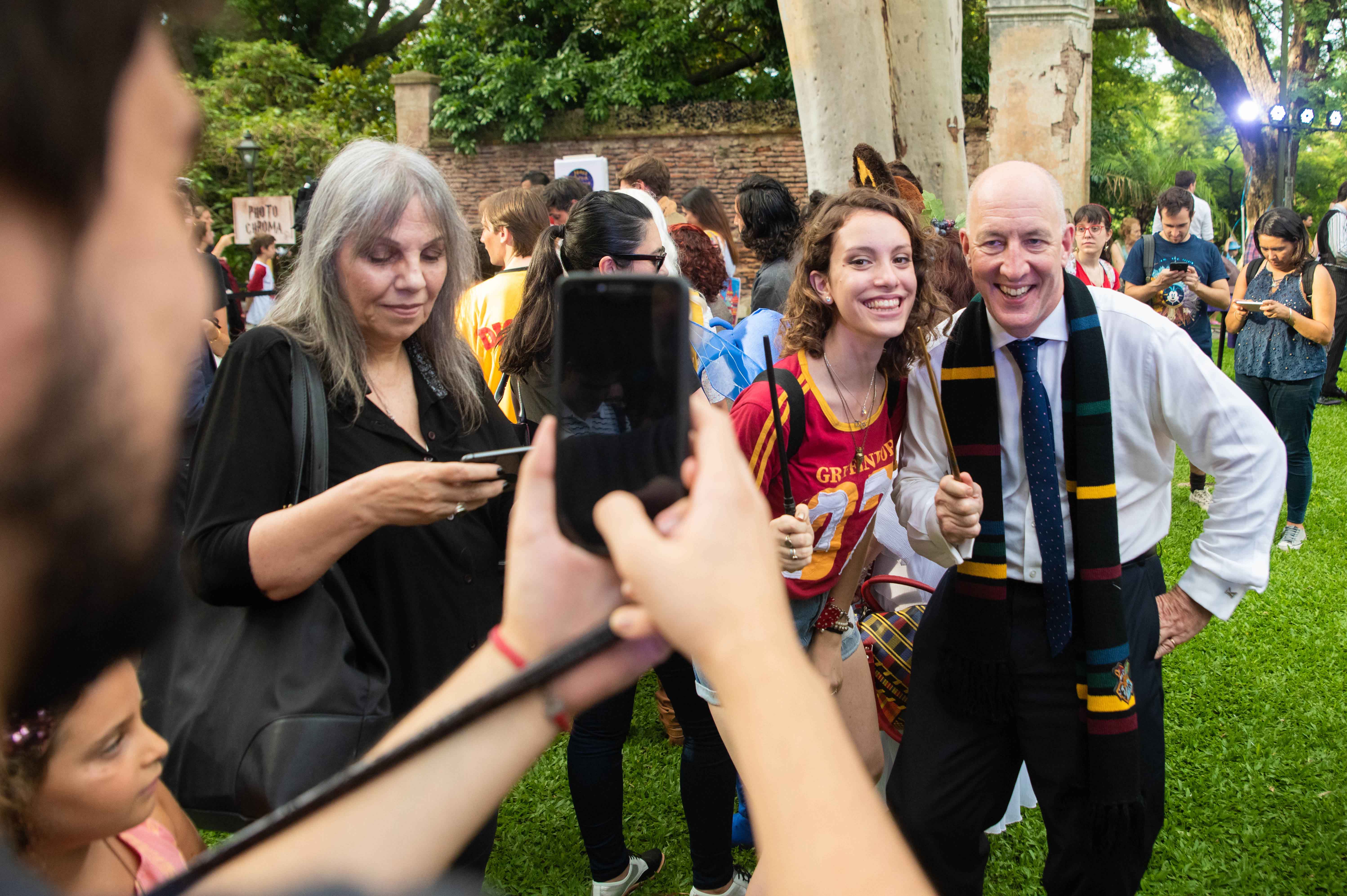 El embajador británico en la Argentina, Mark Kent, participó de la jornada