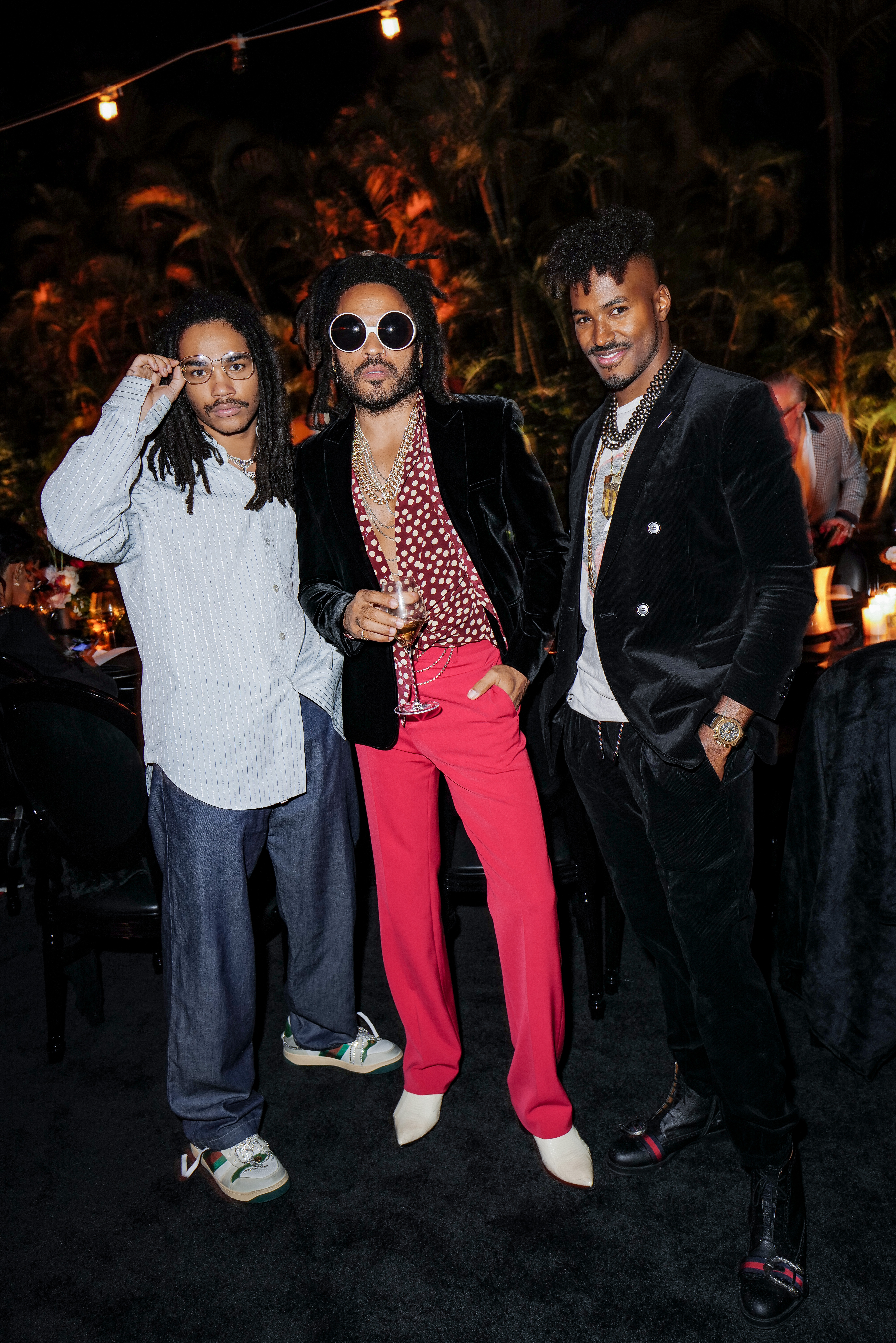 Luka Sabbat, Lenny Kravitz y DJ Ruckus