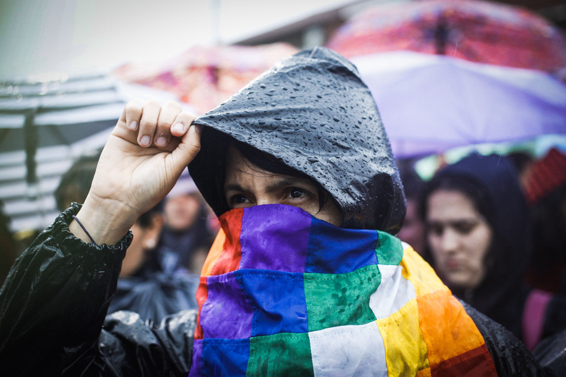 La bandera de los cuadraditos de colores flameó por todos los espacios públicos