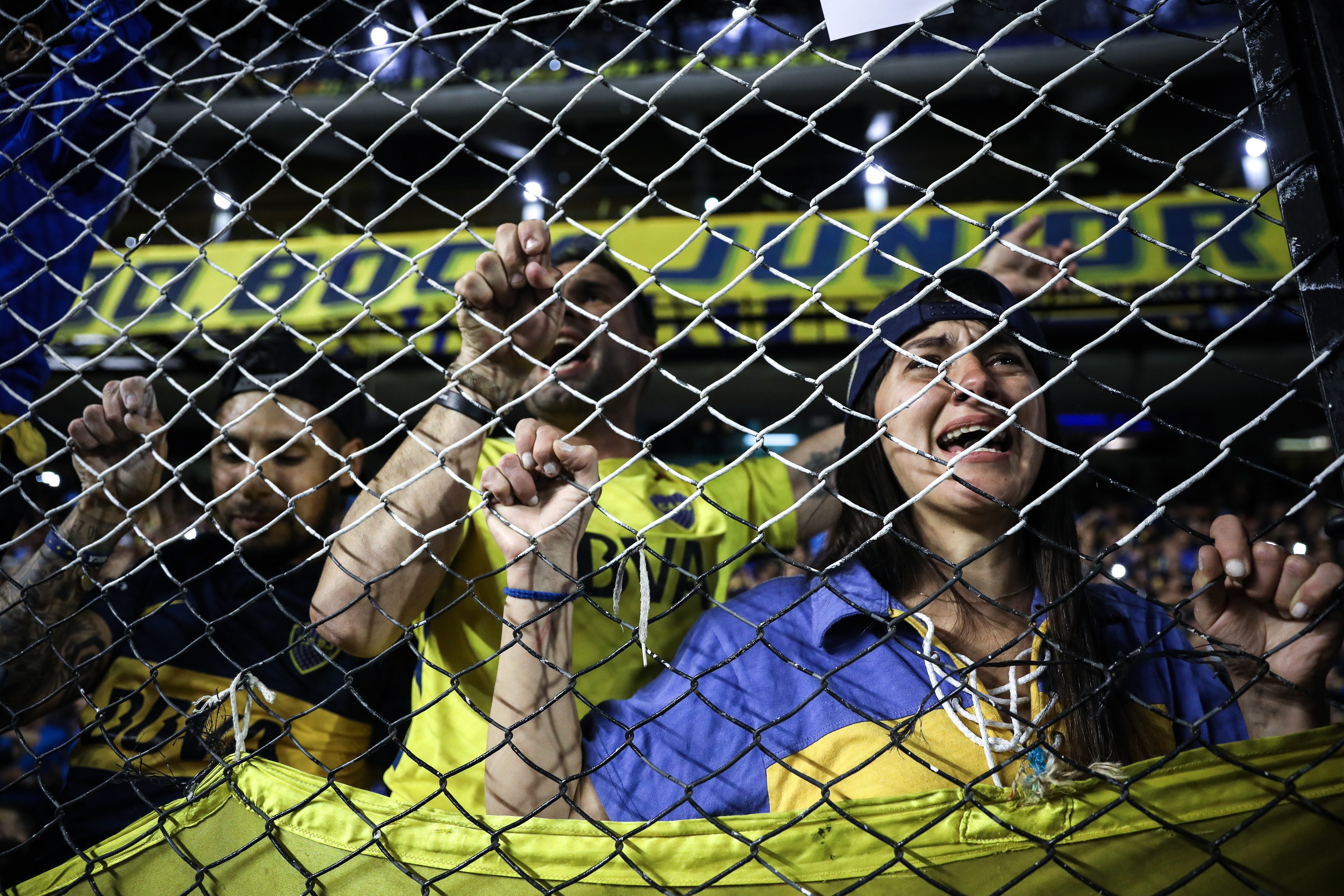 La emoción de los presentes ante la magnitud del partido