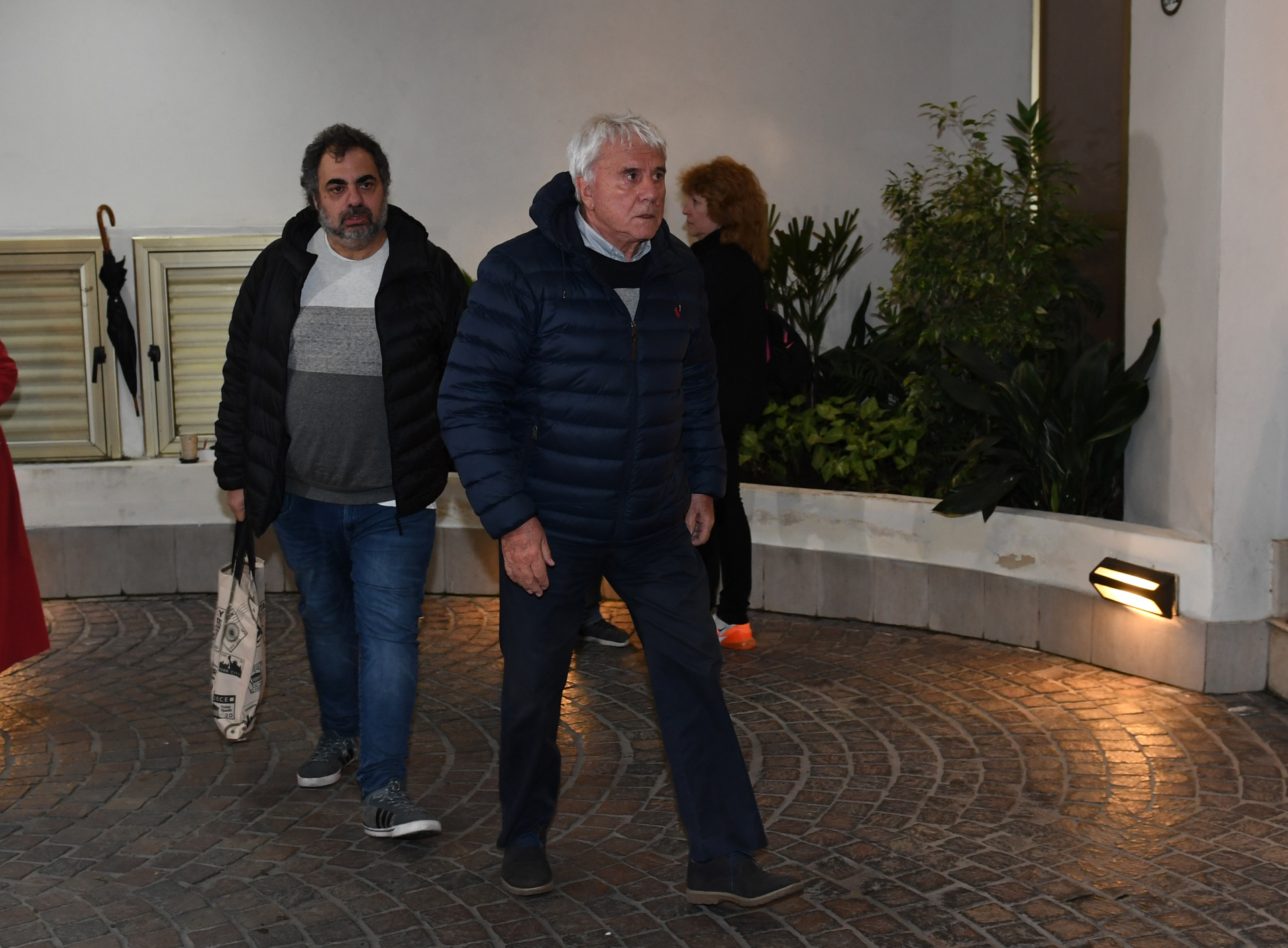 El periodista Fernando Bravo y el humorista Roberto Moldavsky