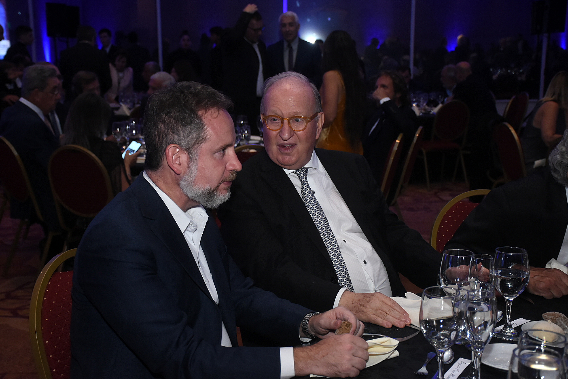 Eugenio Sosa Mendoza, presidente de la Asociación de Teleradiodifusoras Argentinas, y Daniel Sabsay, abogado constitucionalista