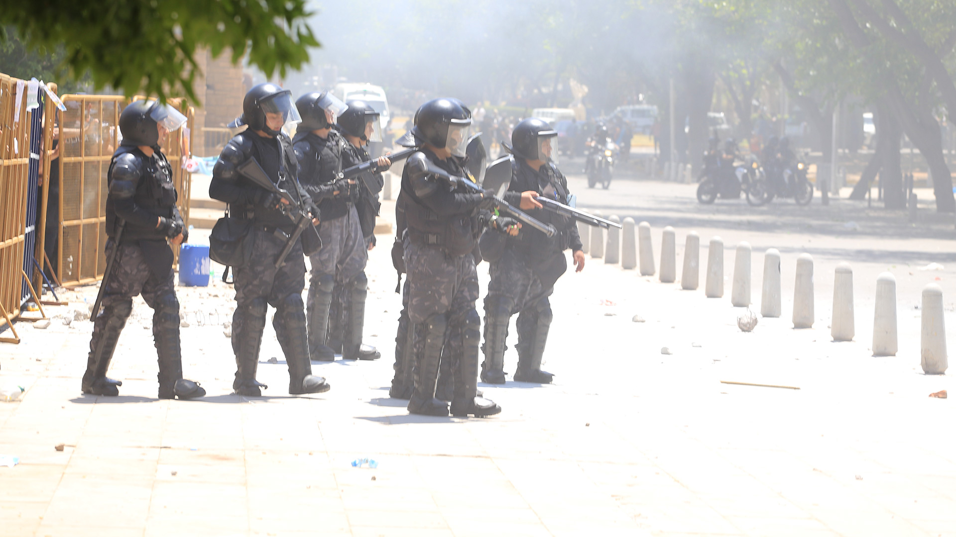 Desde las fuerzas de seguridad mendocinas dejaron saber además que todo el material fílmico de lo ocurrido este lunes será entregado a la Justicia.