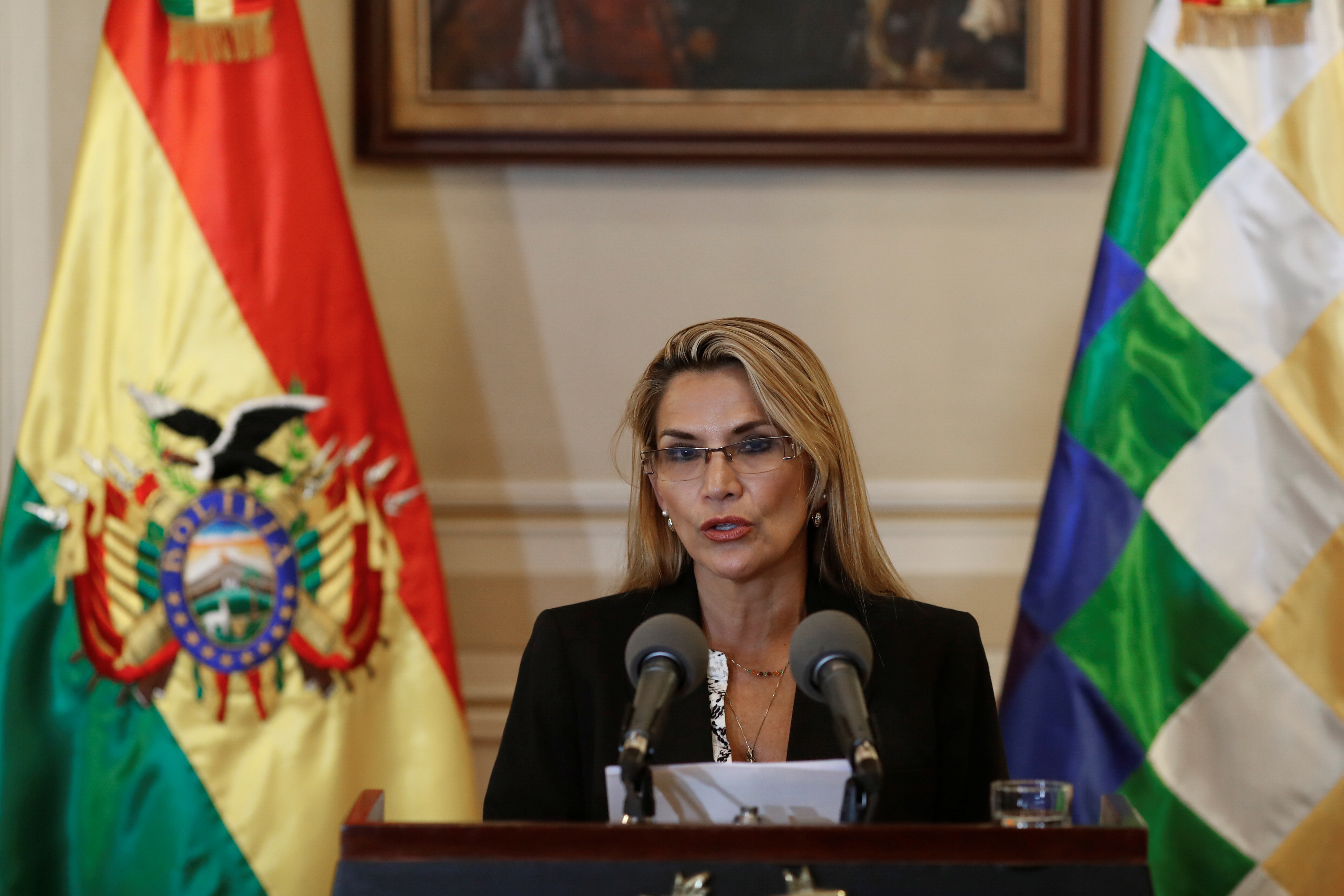 Jeanine Áñez, presidente interina de Bolivia tras la renuncia de Evo Morales (Reuters)