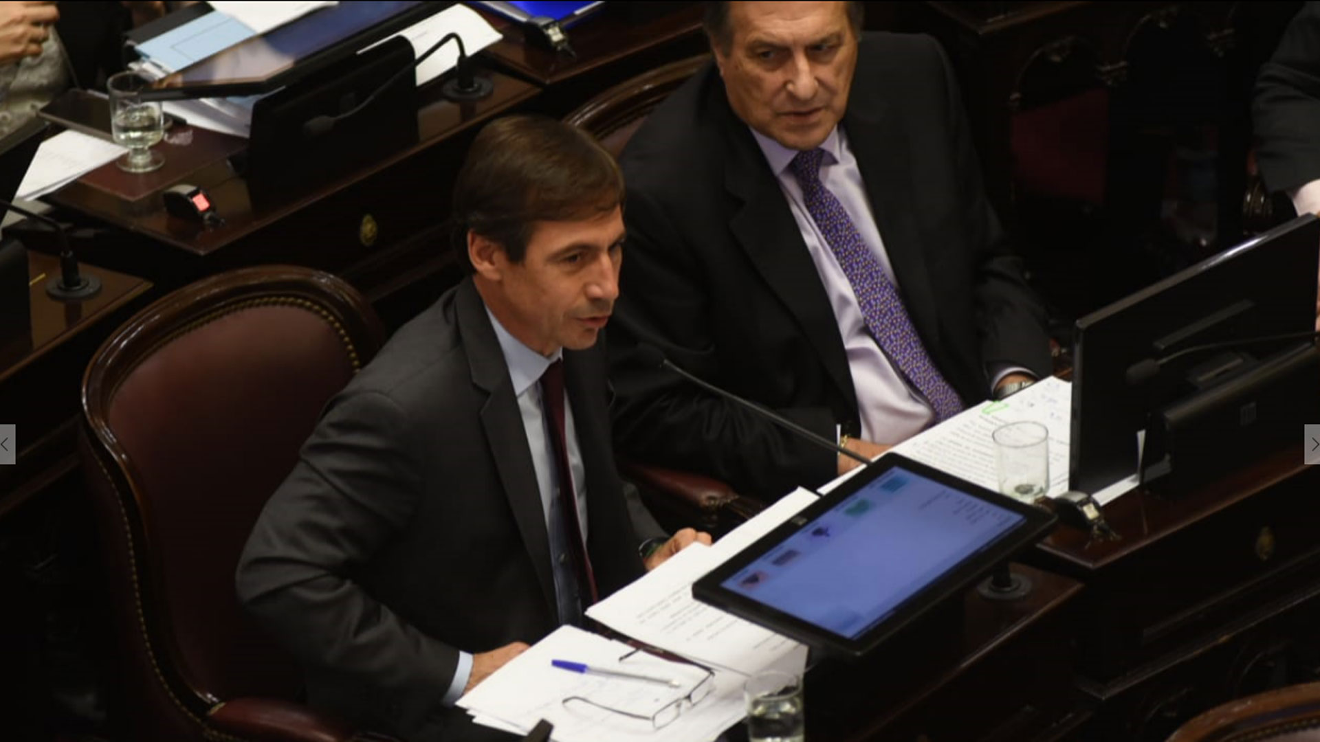 Luis Naidenoff, jefe del bloque de Juntos por el Cambio