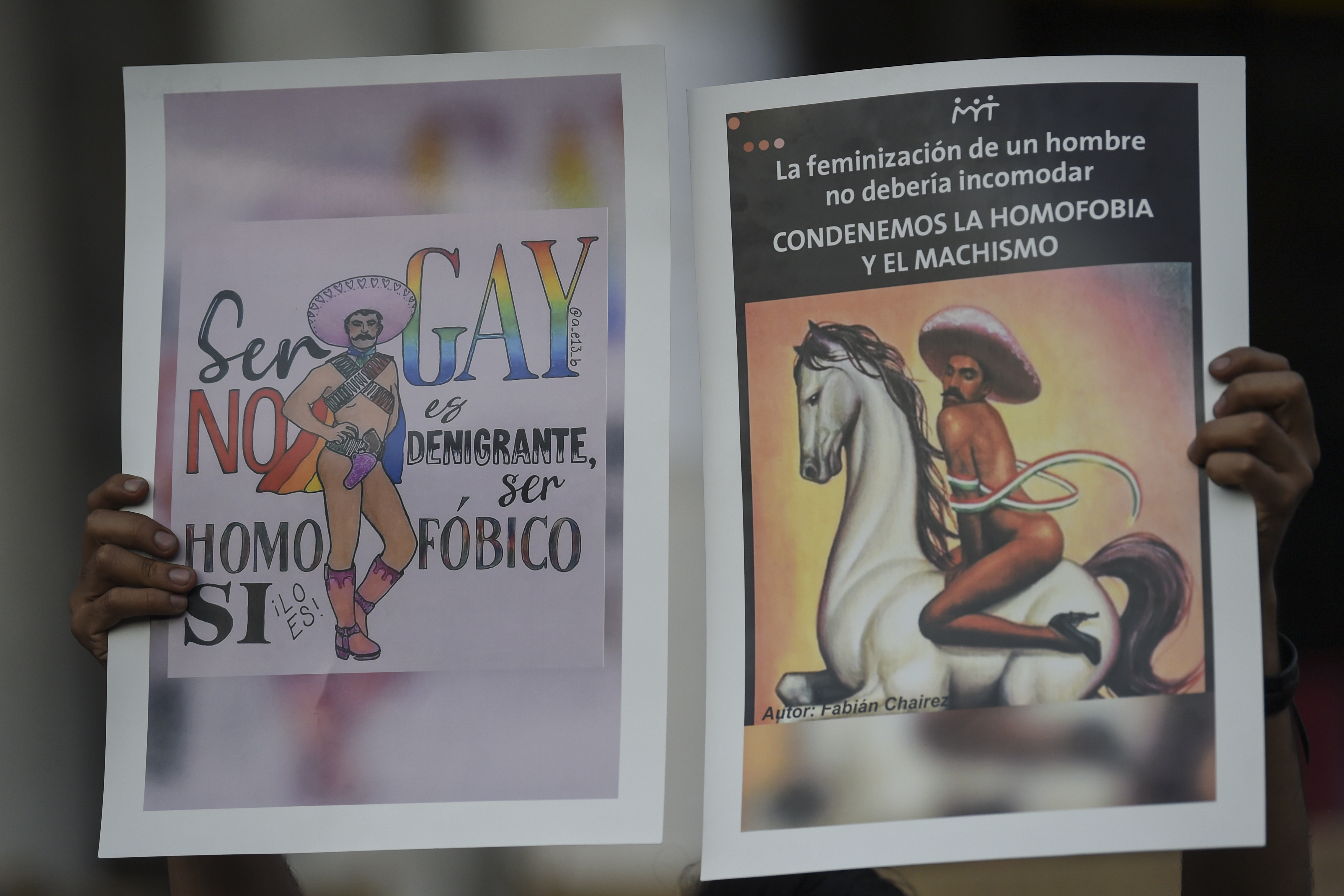 En el evento se condenó la homofobia y el machismo (Foto: Pedro Pardo/ AFP)