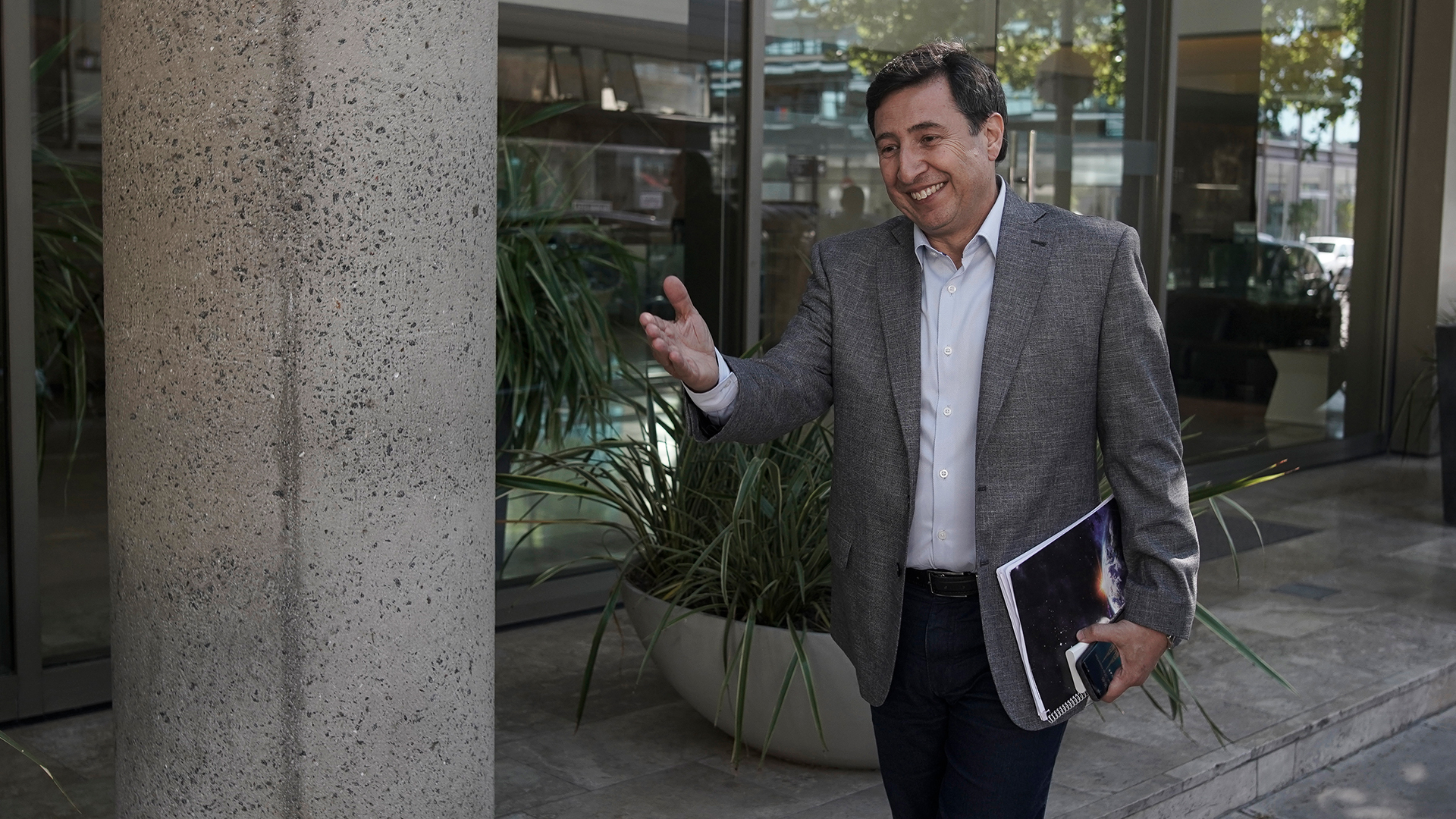 El ministro de Desarrollo Social Daniel Arroyo fue la voz autorizada del Gobierno a la hora de expresar el resultado de la reunión (Pablo Barrera)