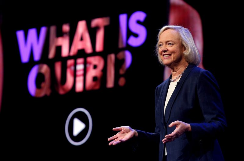 Foto de archivo: La CEO de Quibi, Meg Whitman, durante un evento en Las Vegas. 8 de enero de 2020. REUTERS/Steve Marcus