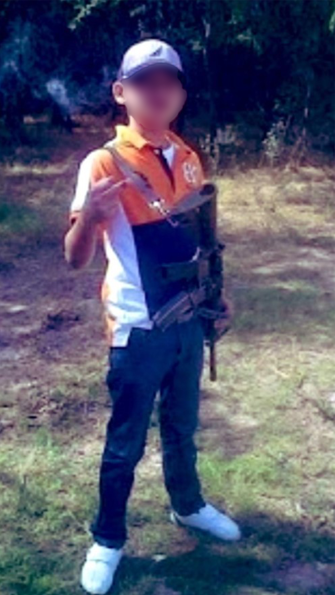 Juanito Pistolas, "El niño sicario" engrosó las filas del Cártel del Noreste desde que tenía 13 años y murió en un enfrentamiento en Nuevo Laredo a finales de agosto de 2019 (Foto: Twitter@MrElDiablo8)