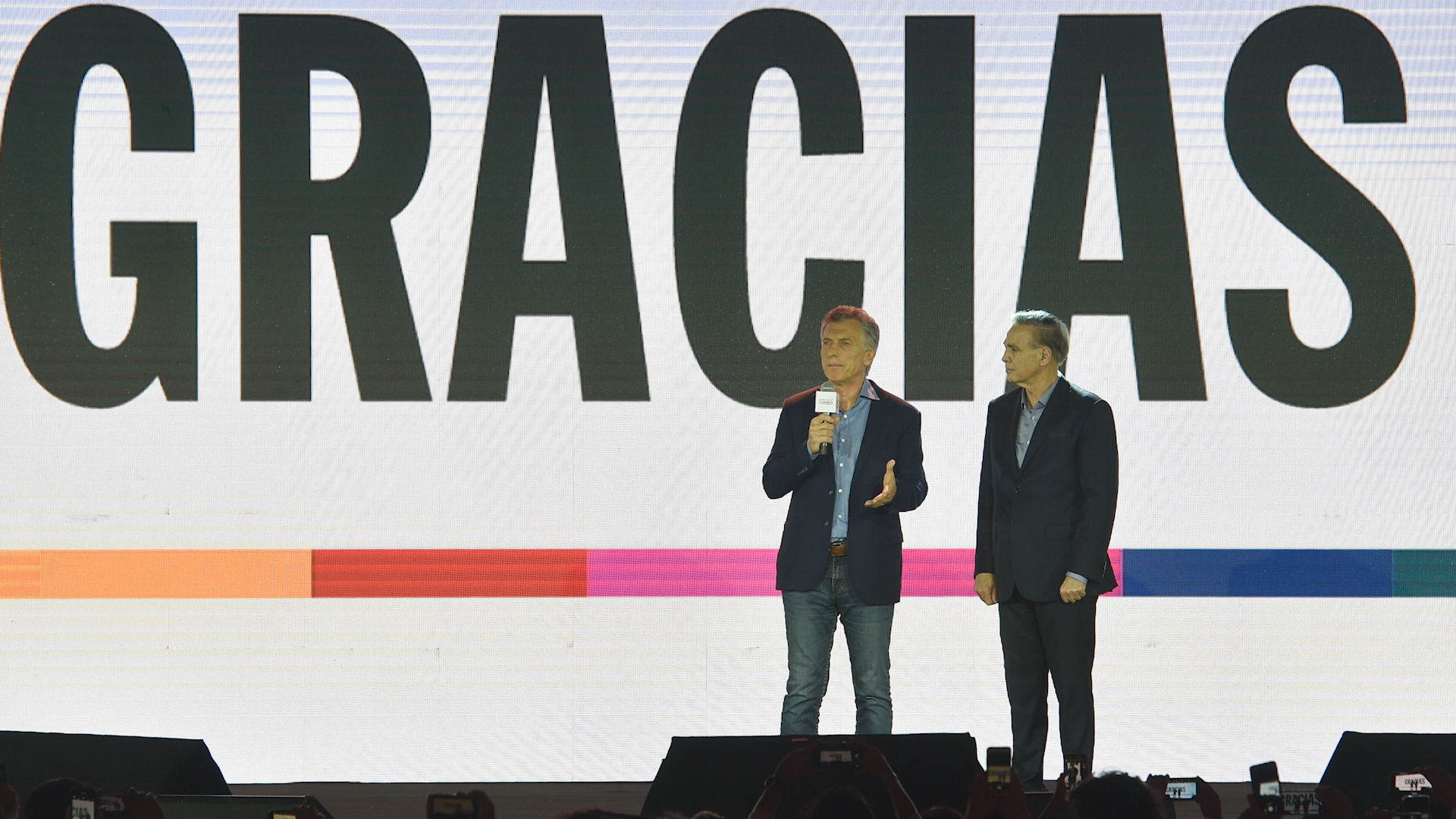 Mauricio Macri y Miguel Ángel Pichetto (AP)