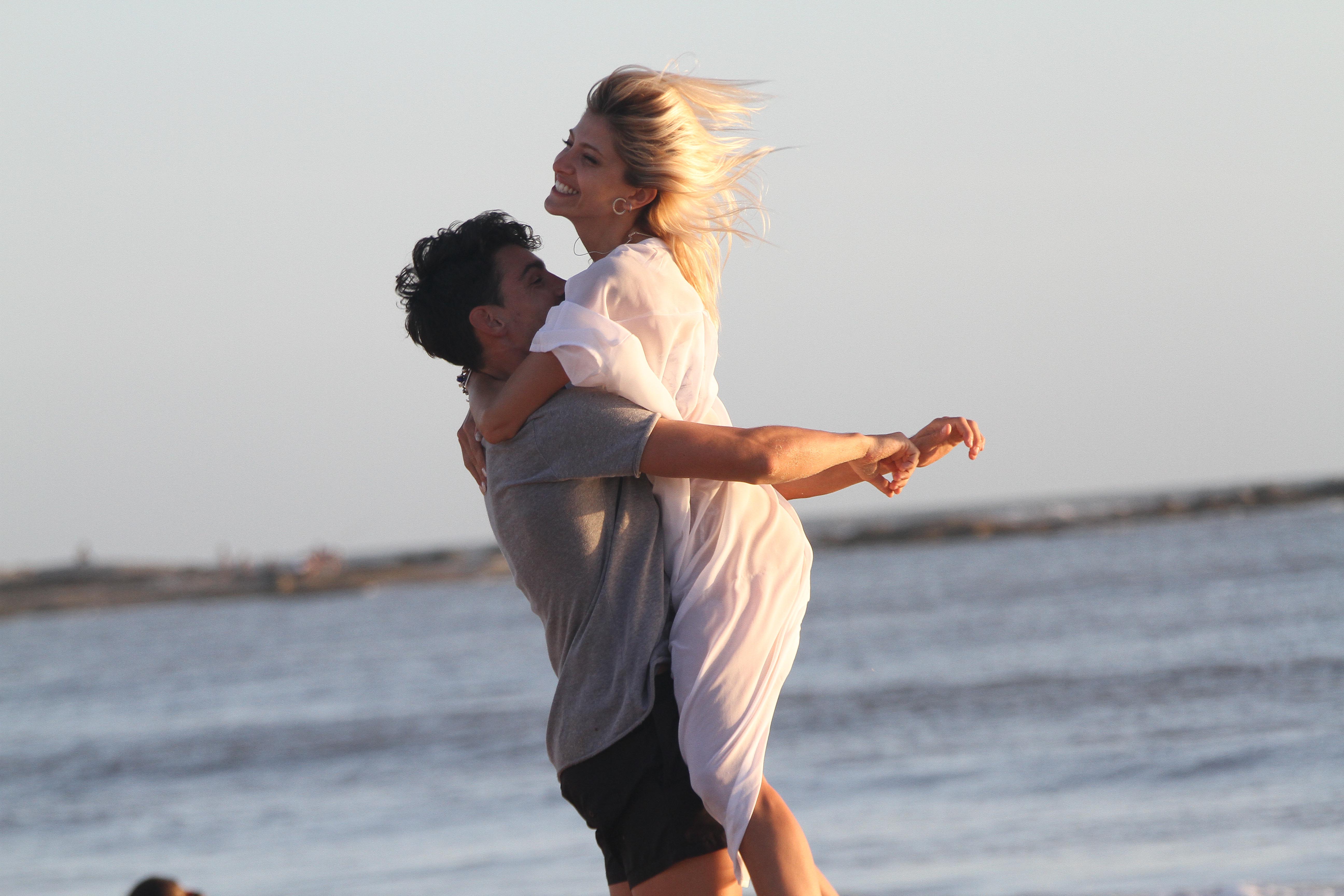 Cande y Nico disfrutaron de las playas de José Ignacio