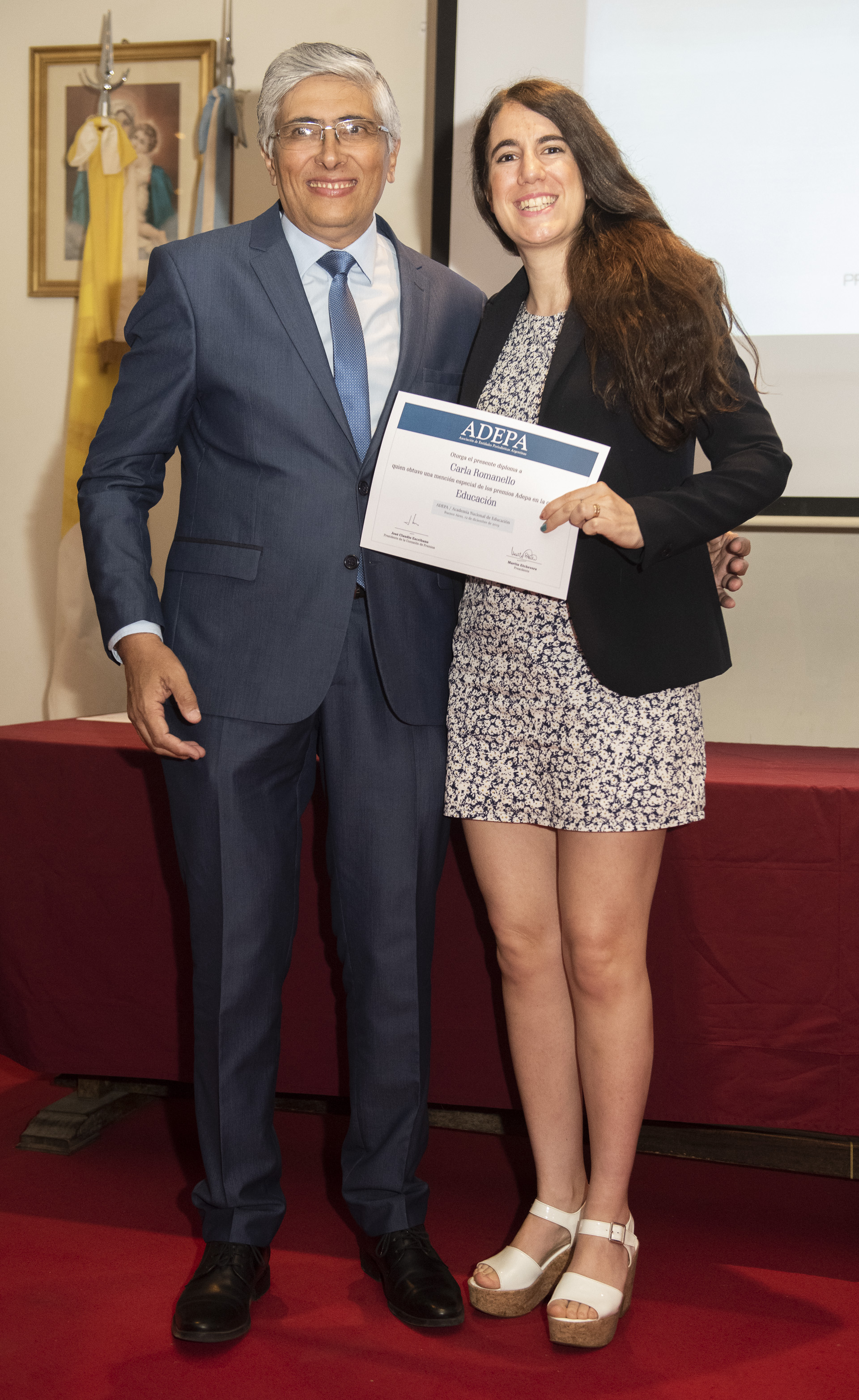 Mención Especial en la Categoría Educación para Carla Romanello de Los Andes, Mendoza