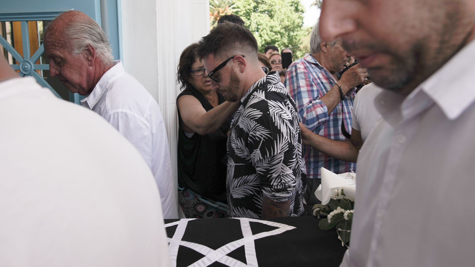 Federico estuvo acompañando a su papá durante toda la internación