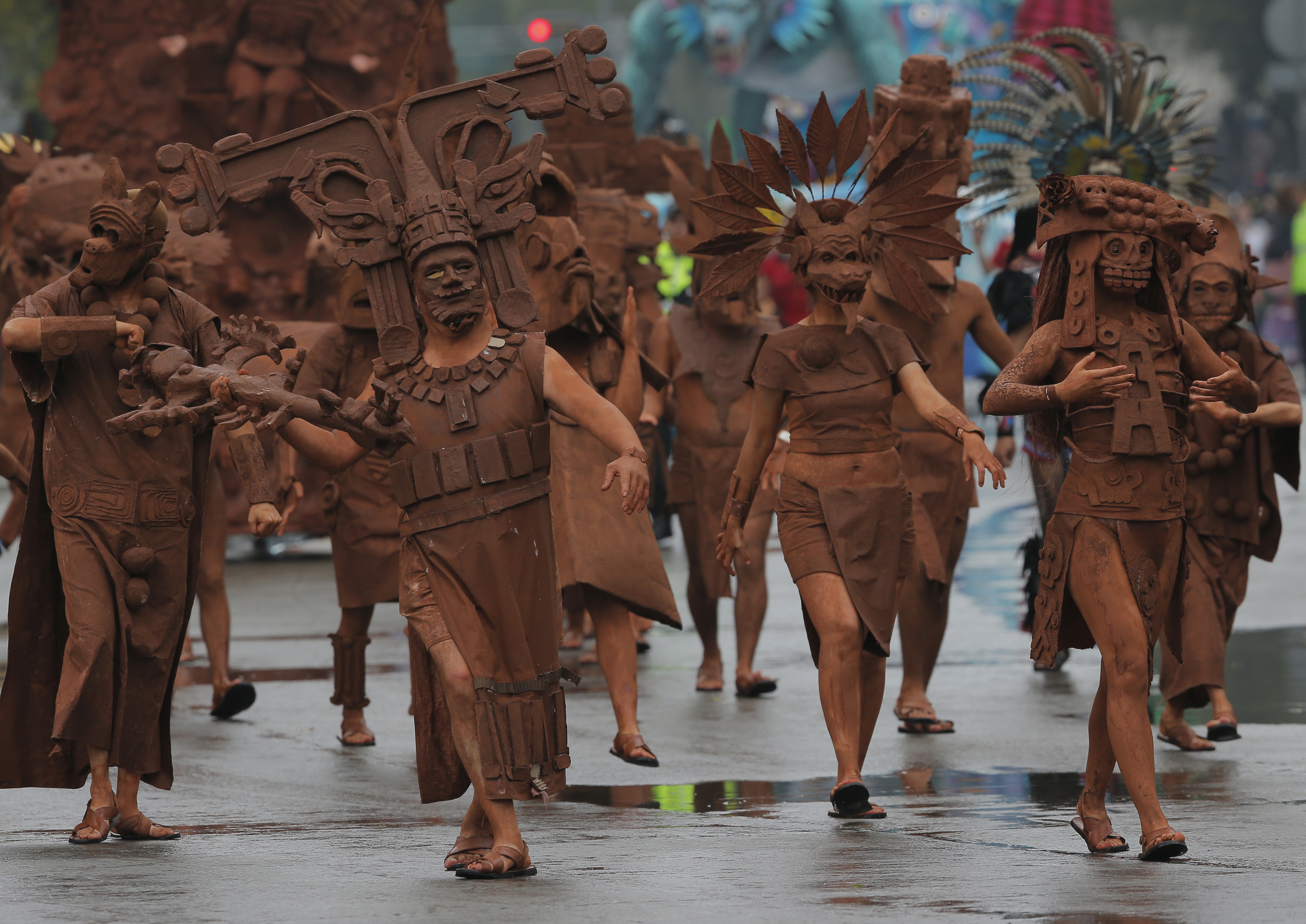 Un proyecto se visitó de deidades precolombinas (Foto: AP /Ginnette Riquelme)
