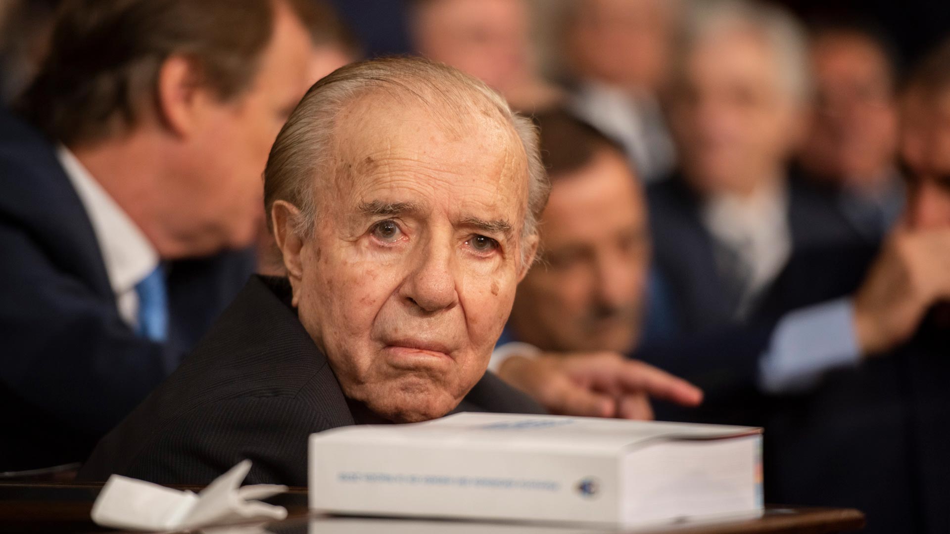 El ex presidente Carlos Menem