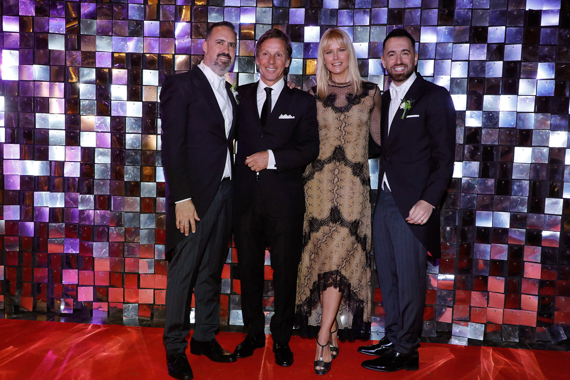 Charly Ronco, Alejandro Gravier, Valeria Mazza y Nicolás Pottery