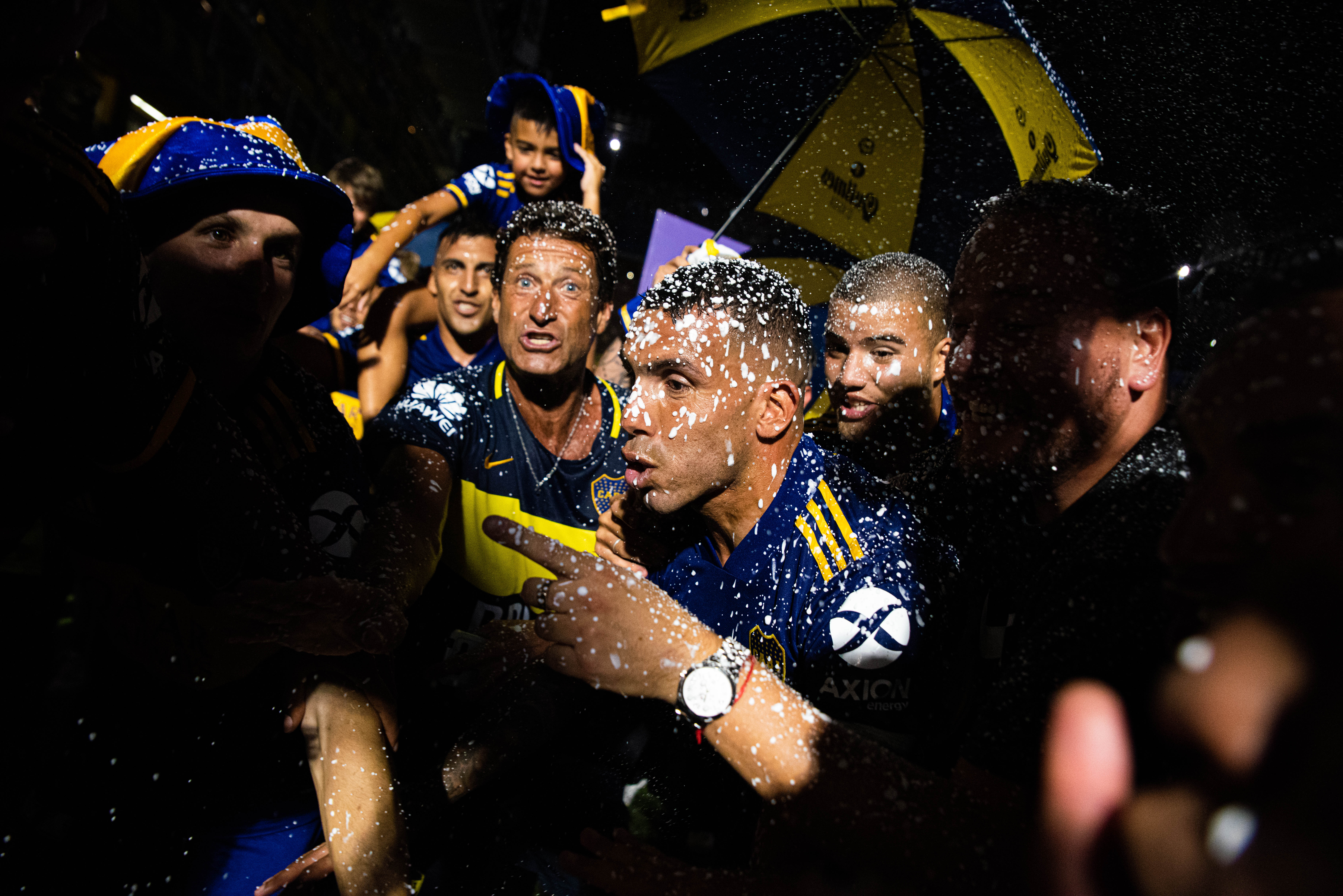 Tevez marcó el gol de la victoria de Boca (Franco Fafasuli)