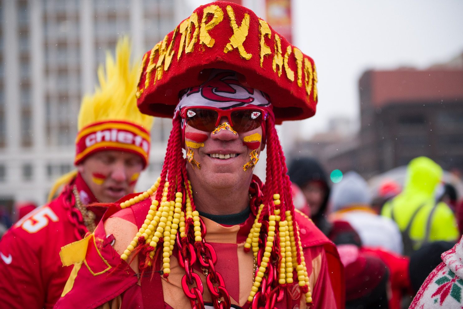 Los jugadores y entrenadores de los Kansas City Chiefs celebraron su victoria del Super Bowl sobre San Francisco con seguidores el miércoles con un desfile y un mitin de dos millas en el centro