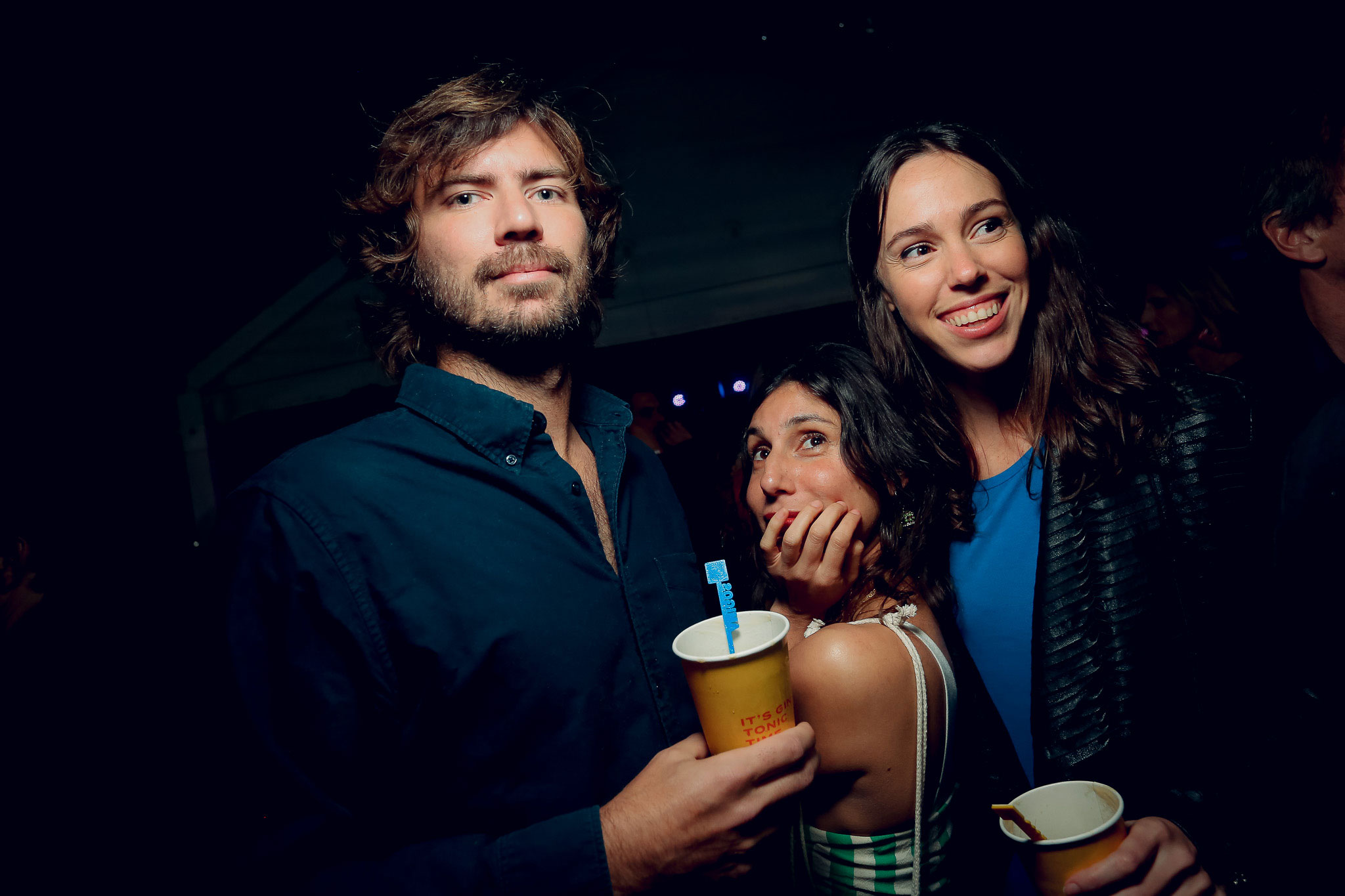 Juan Santamarina, Victoria Sánchez y Agustina Blaquier