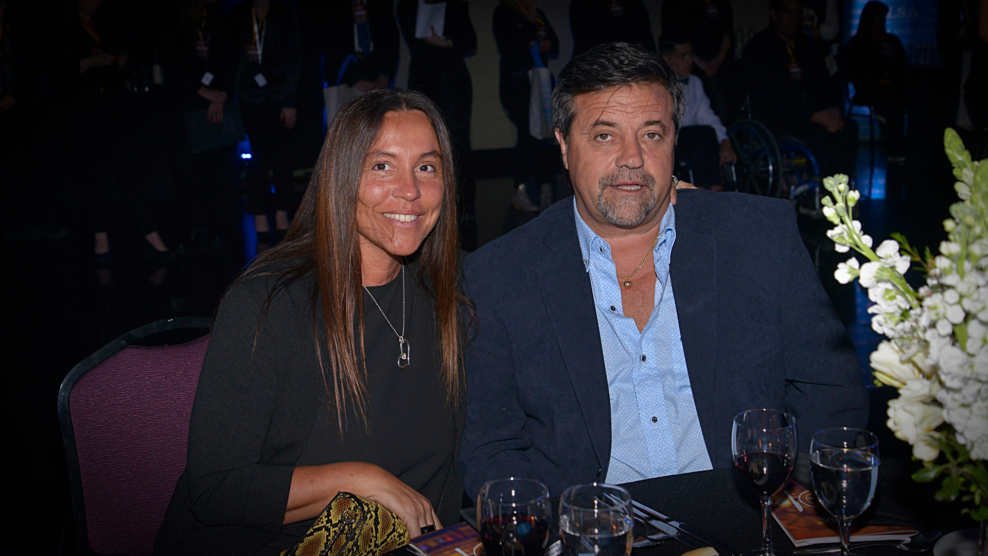 Ricardo Caruso Lombardi y su mujer